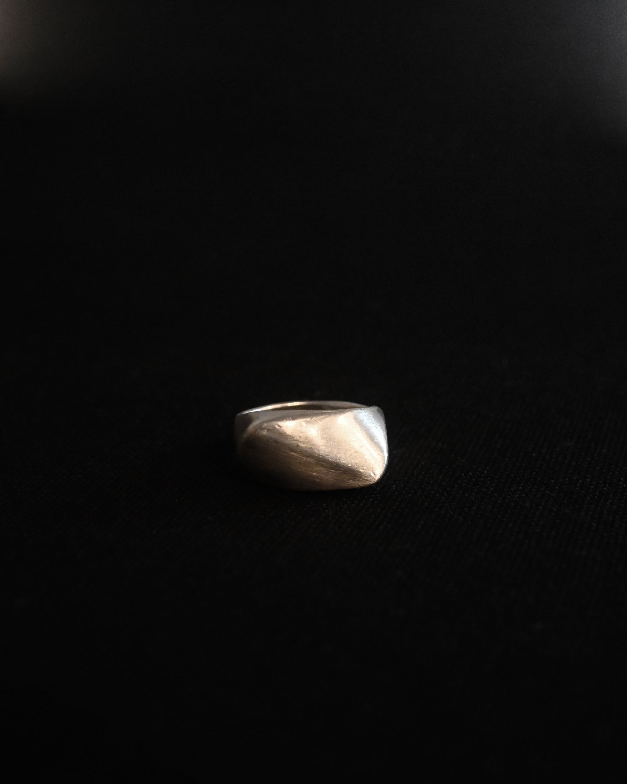 Matt Silver Ring Made In Mexico