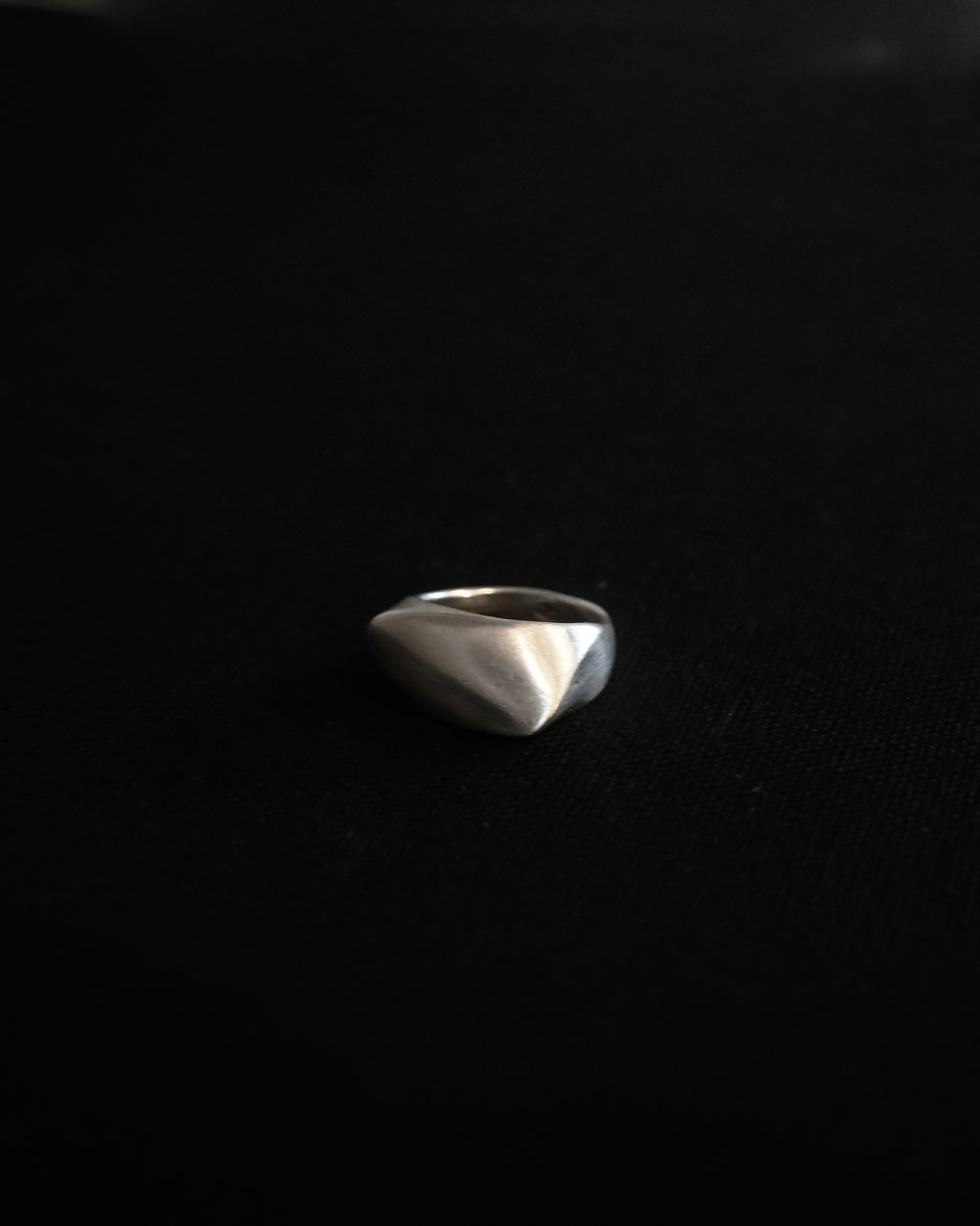 Matt Silver Ring Made In Mexico