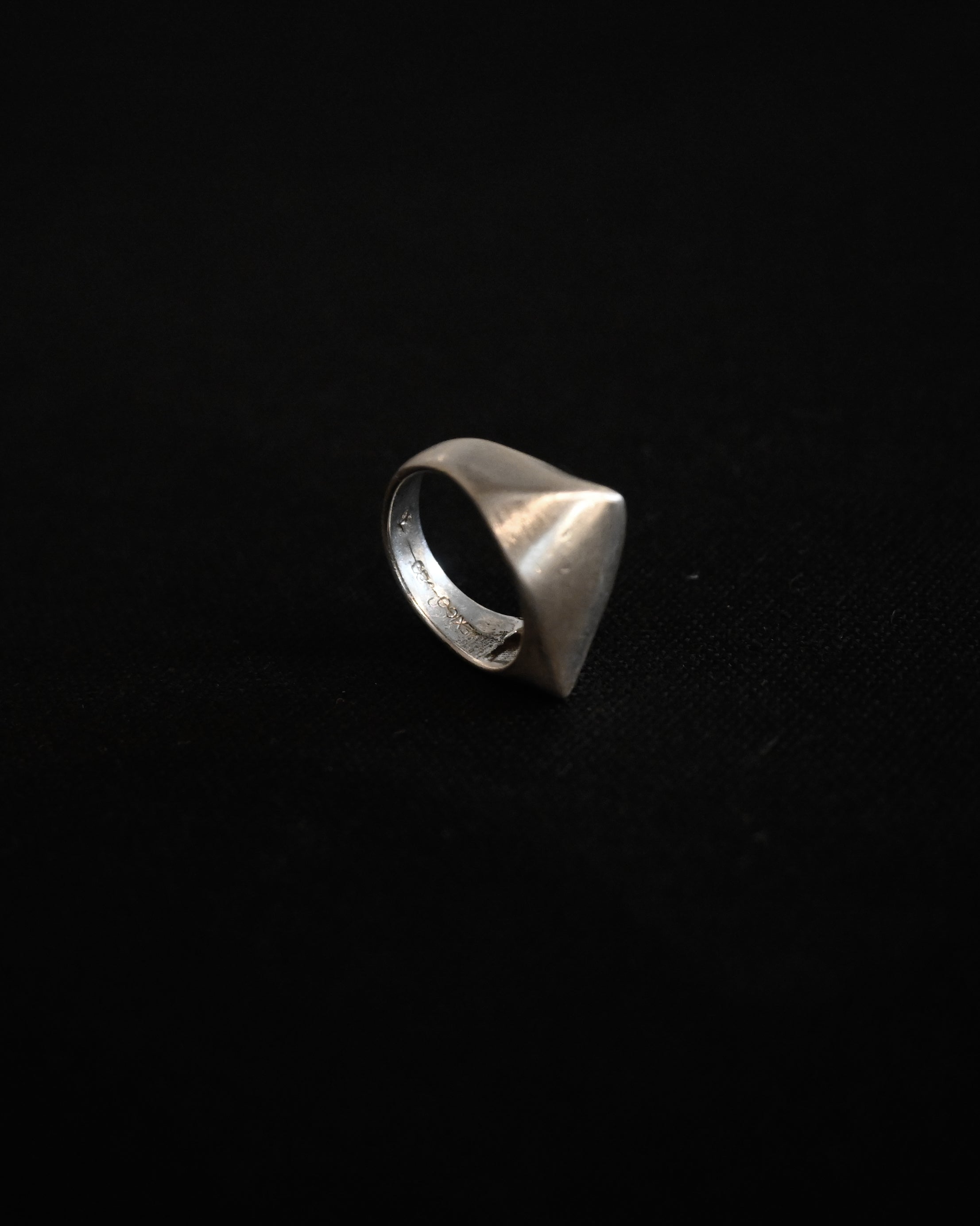 Matt Silver Ring Made In Mexico
