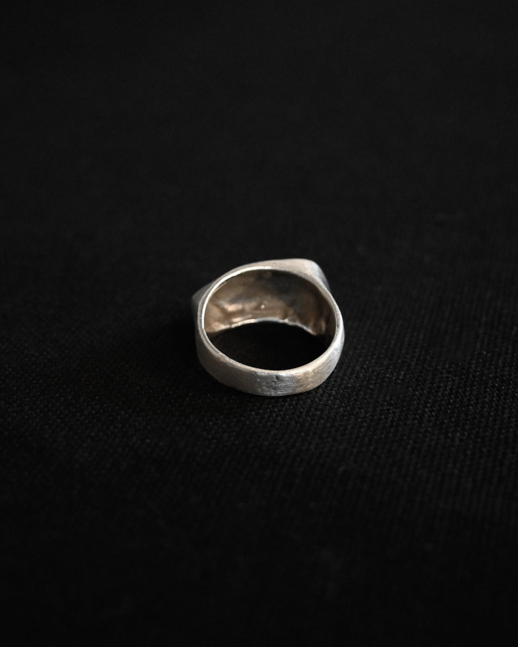Matt Silver Ring Made In Mexico