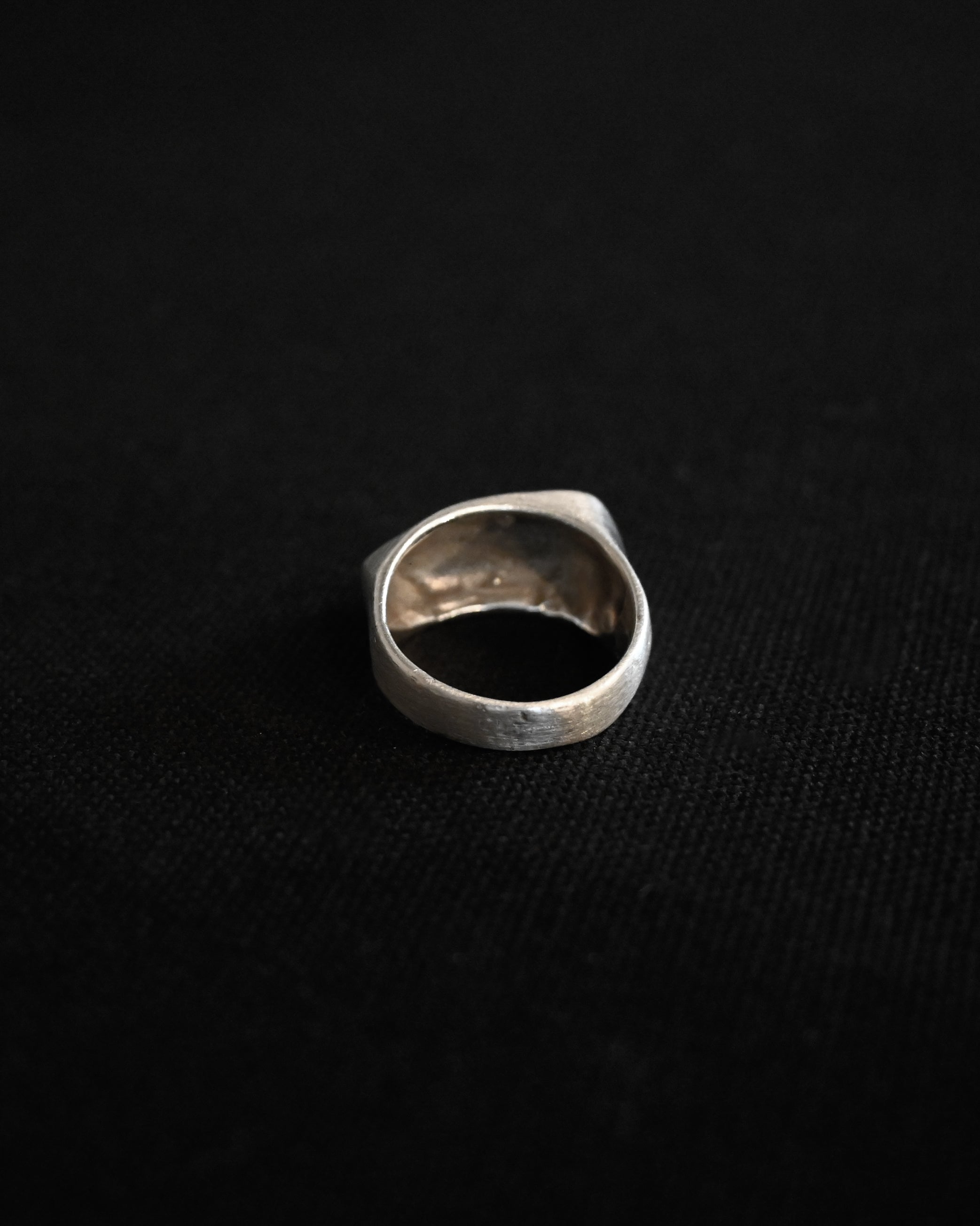 Matt Silver Ring Made In Mexico
