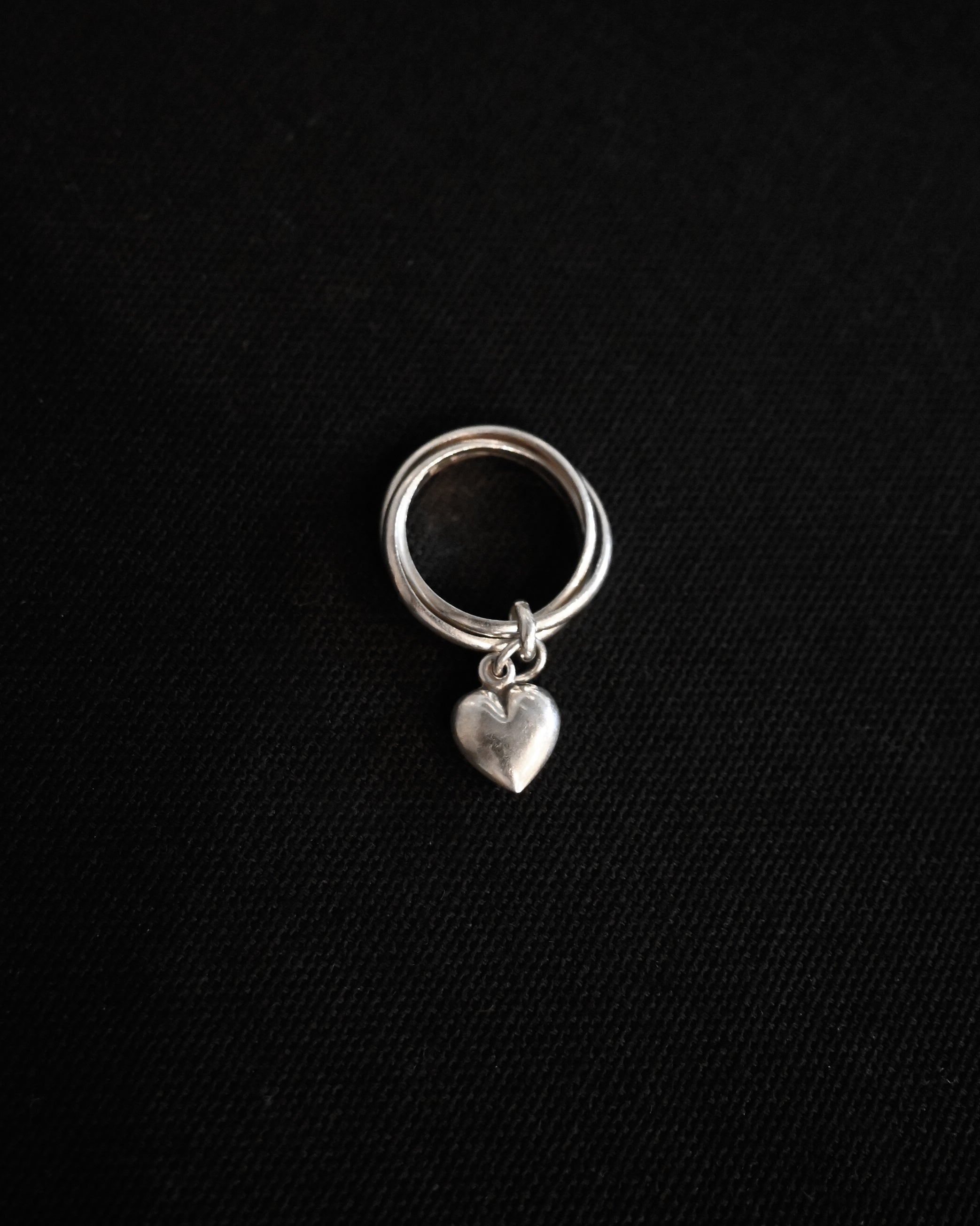Silver Trinity Heart Ring