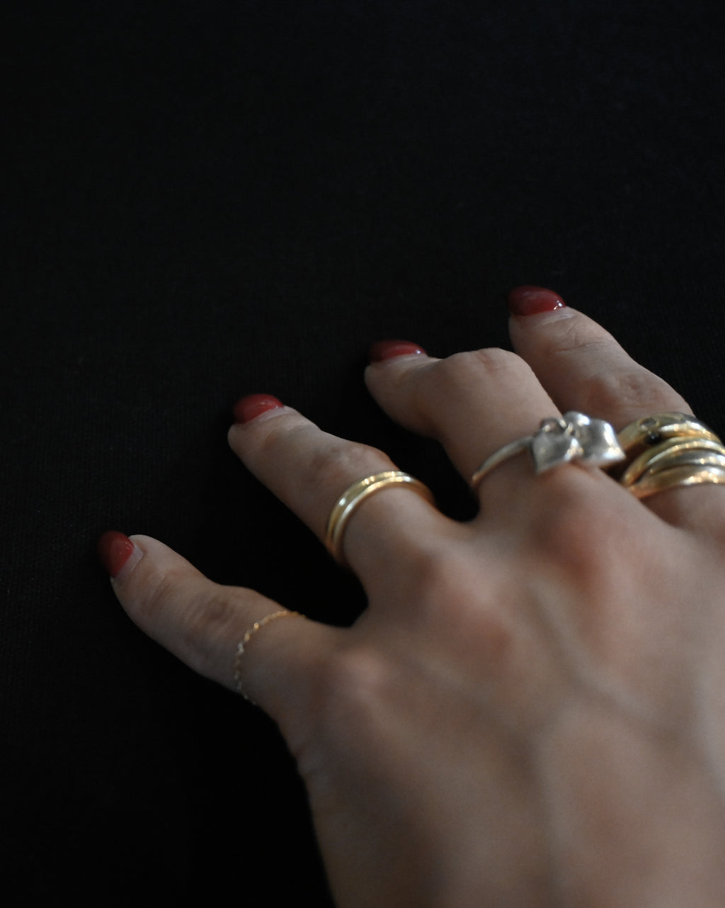 Silver Heart Ring