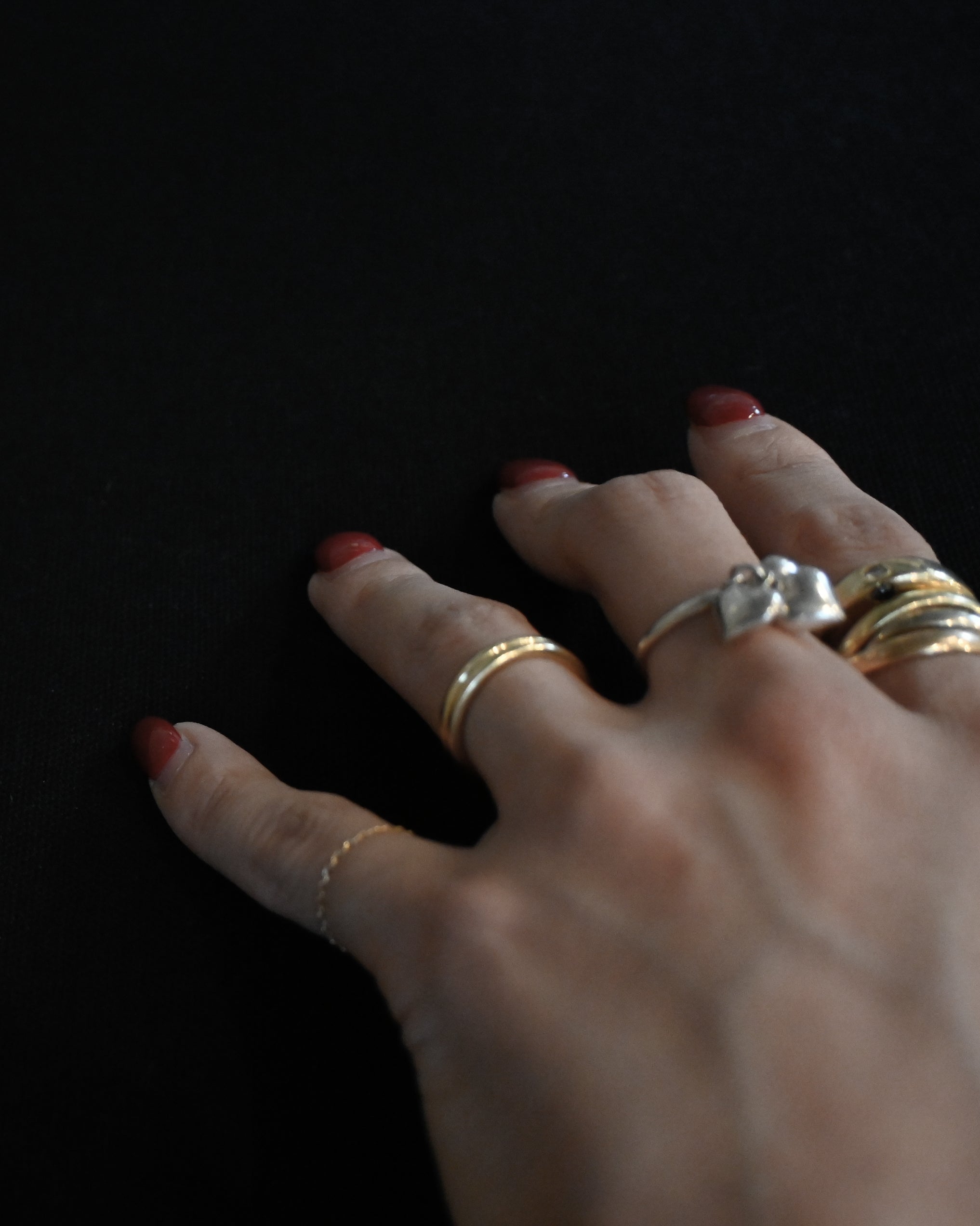 Silver Heart Ring