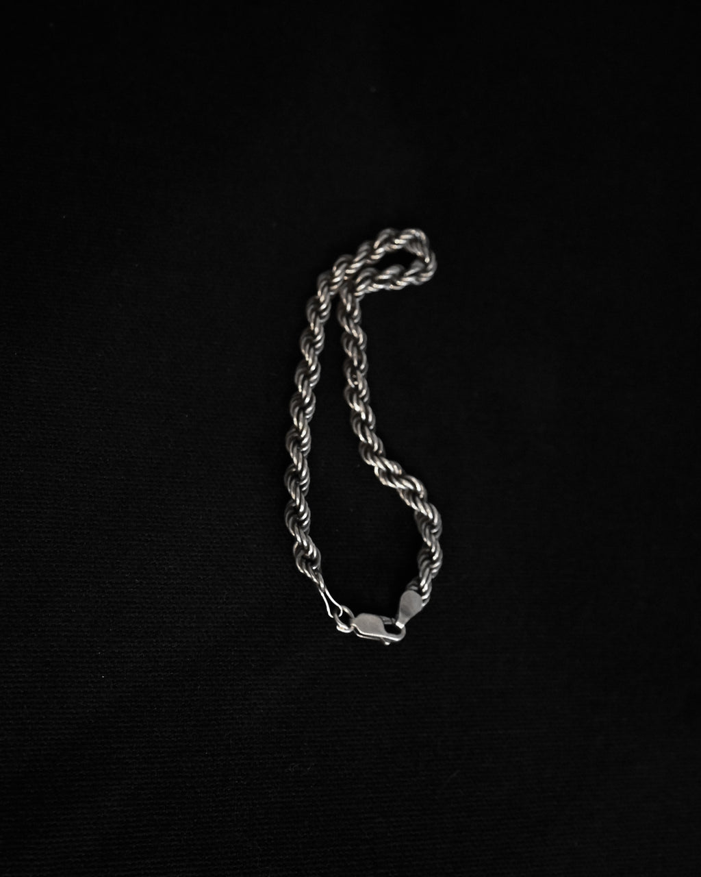 French Rope Silver Bracelet