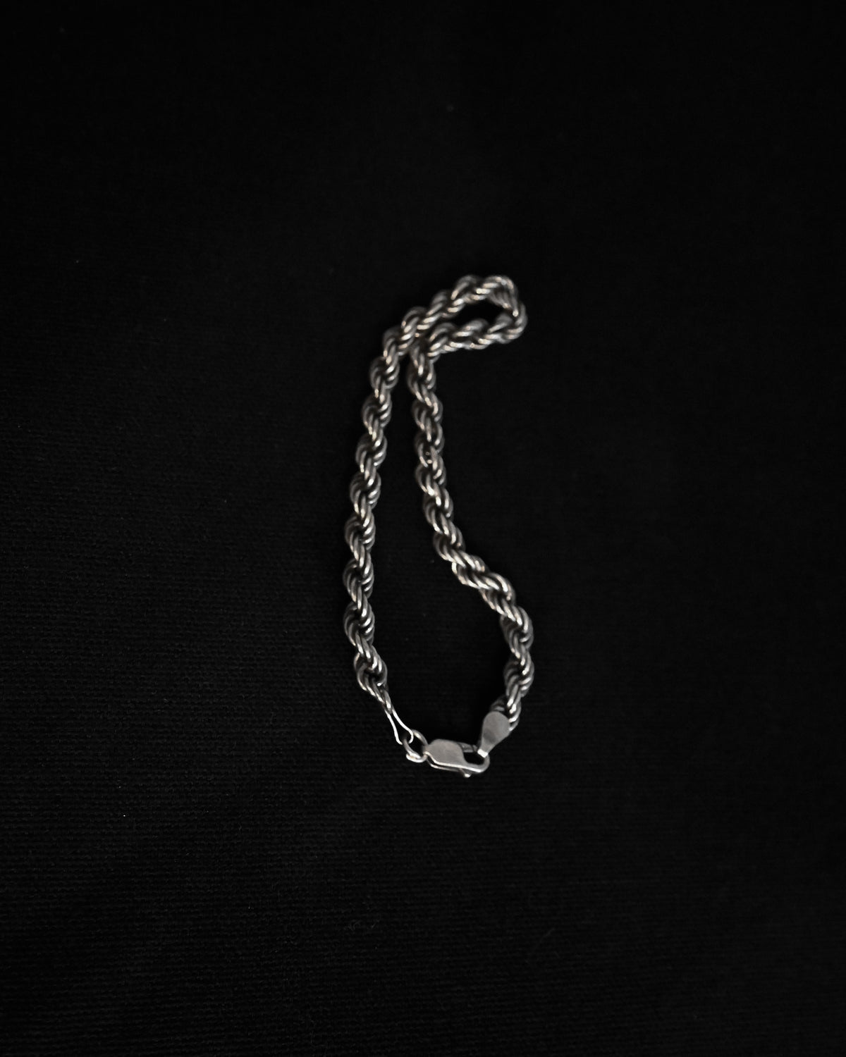 French Rope Silver Bracelet