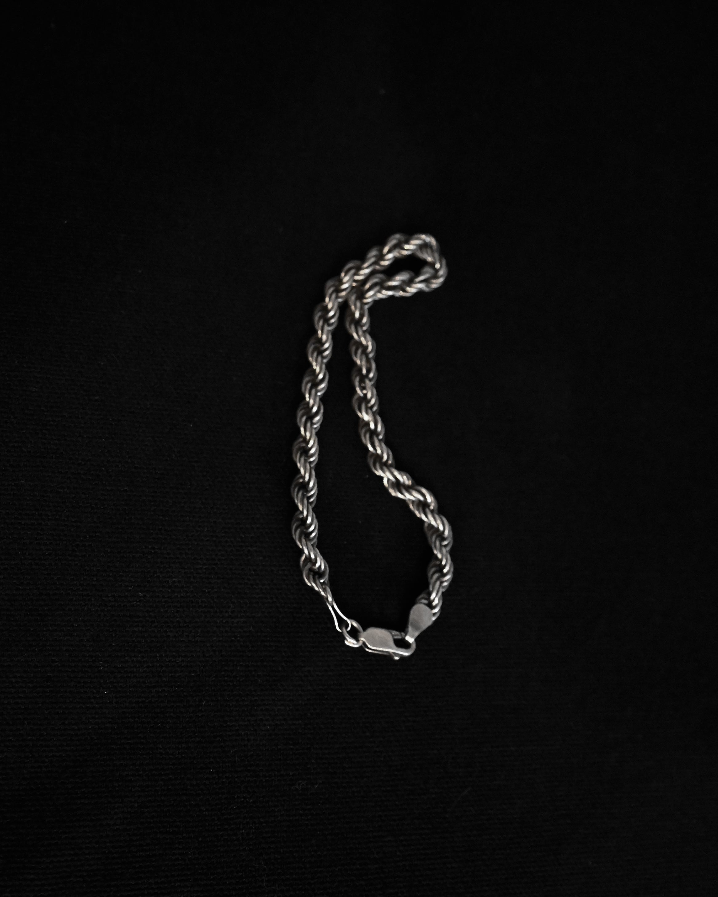 French Rope Silver Bracelet