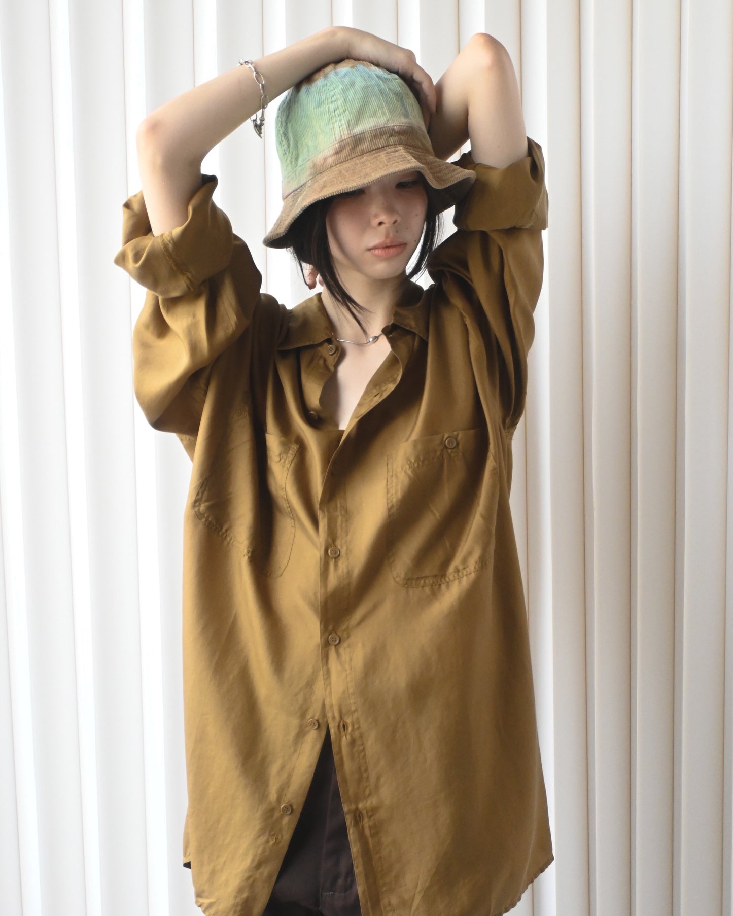 404irregular - Corduroy Hat (Camel x Mint)