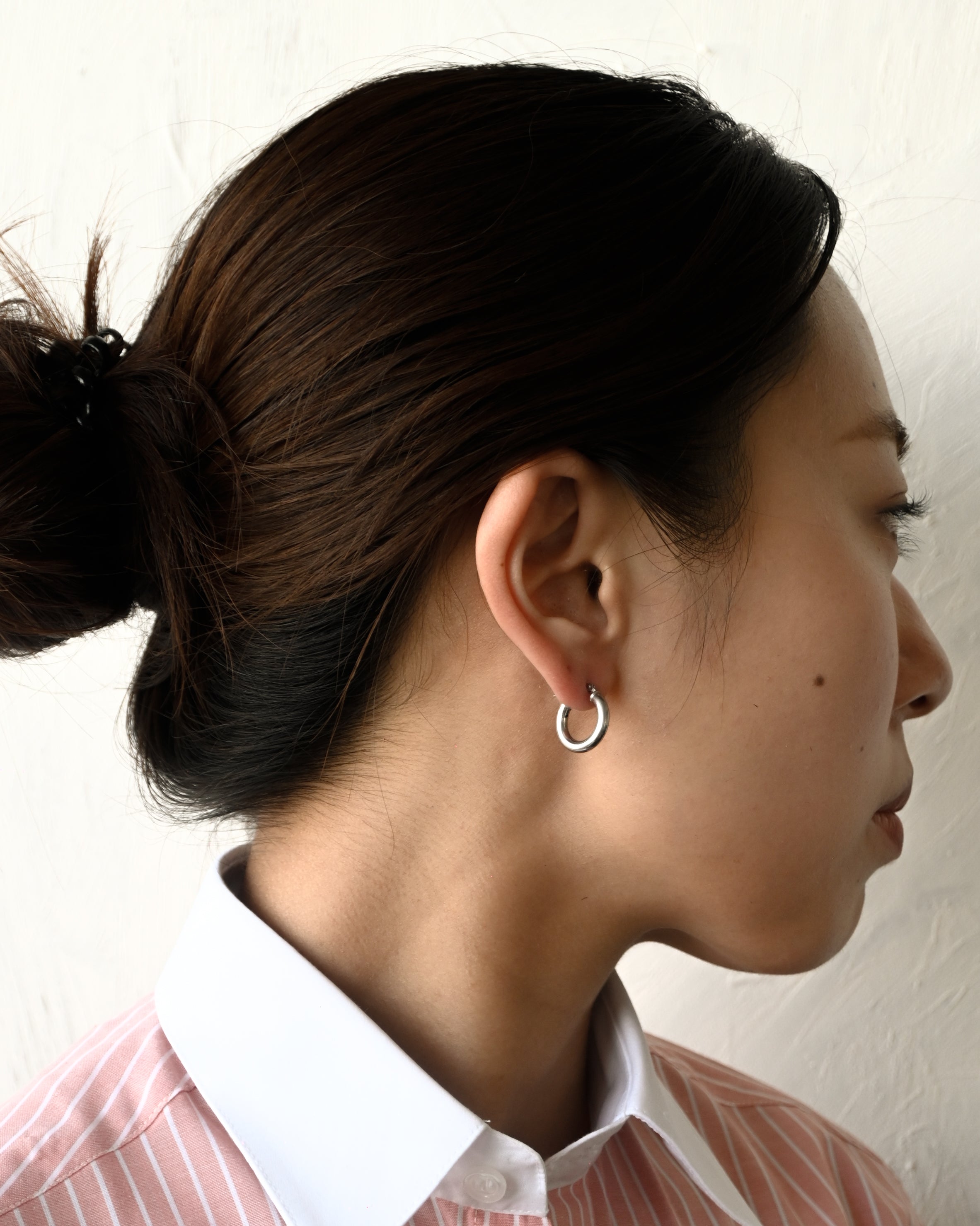 Silver Hoops