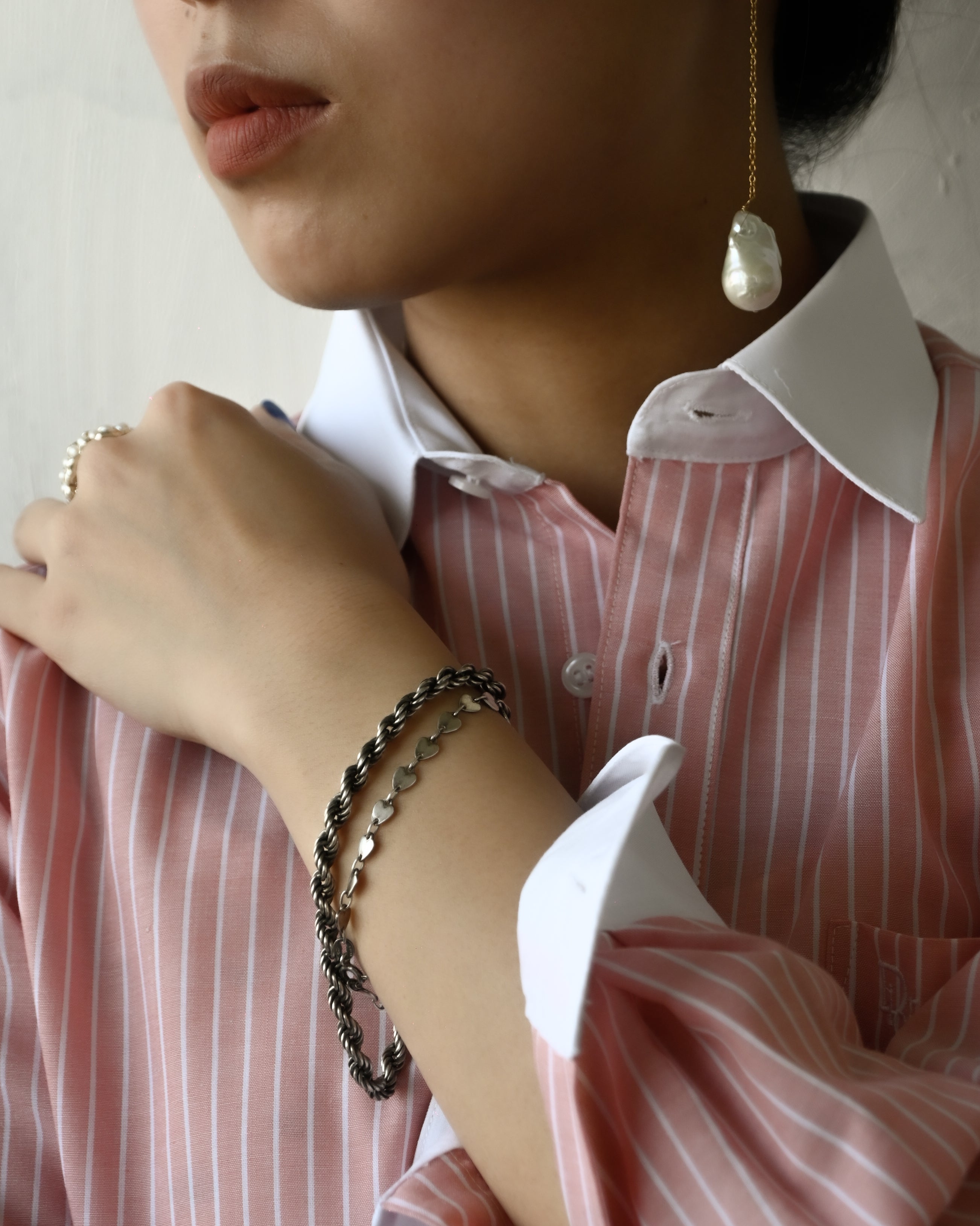 Small Heart Silver Bracelet