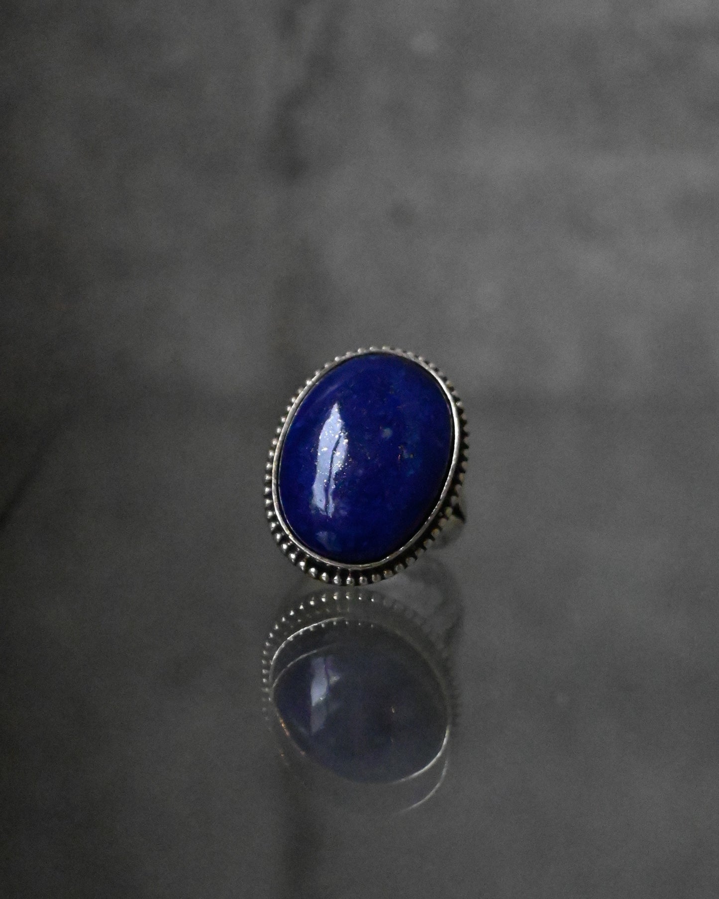 Lapis Silver Ring - 9号