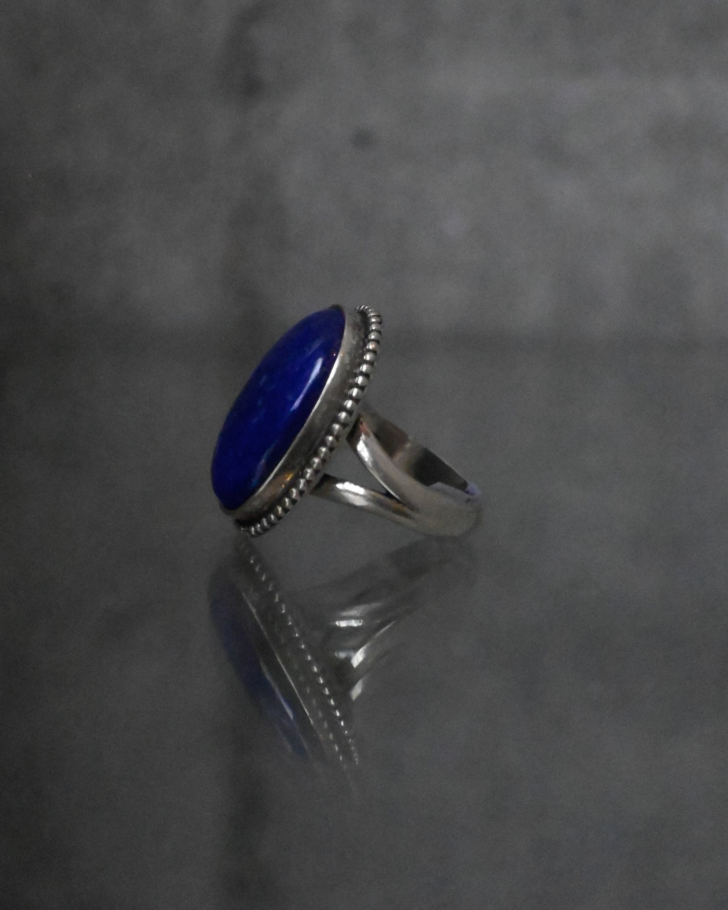 Lapis Silver Ring - 9号