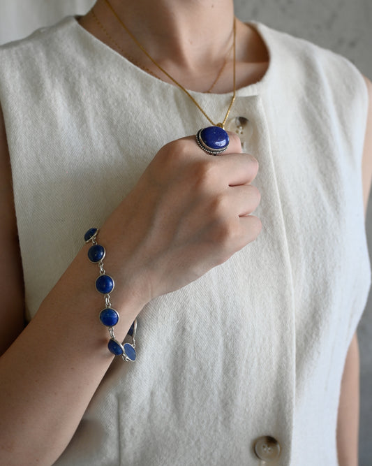 Lapis x Silver Bracelet