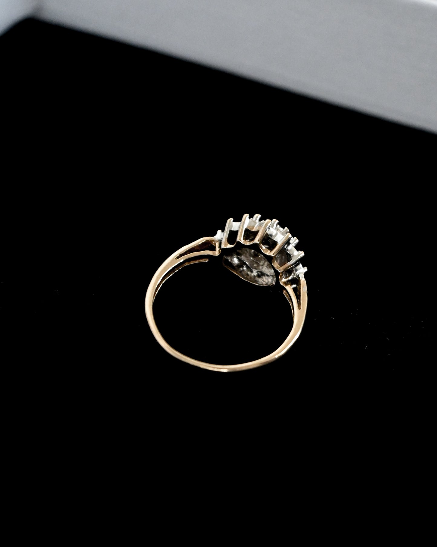 9K Gold Diamond Ring - 13号