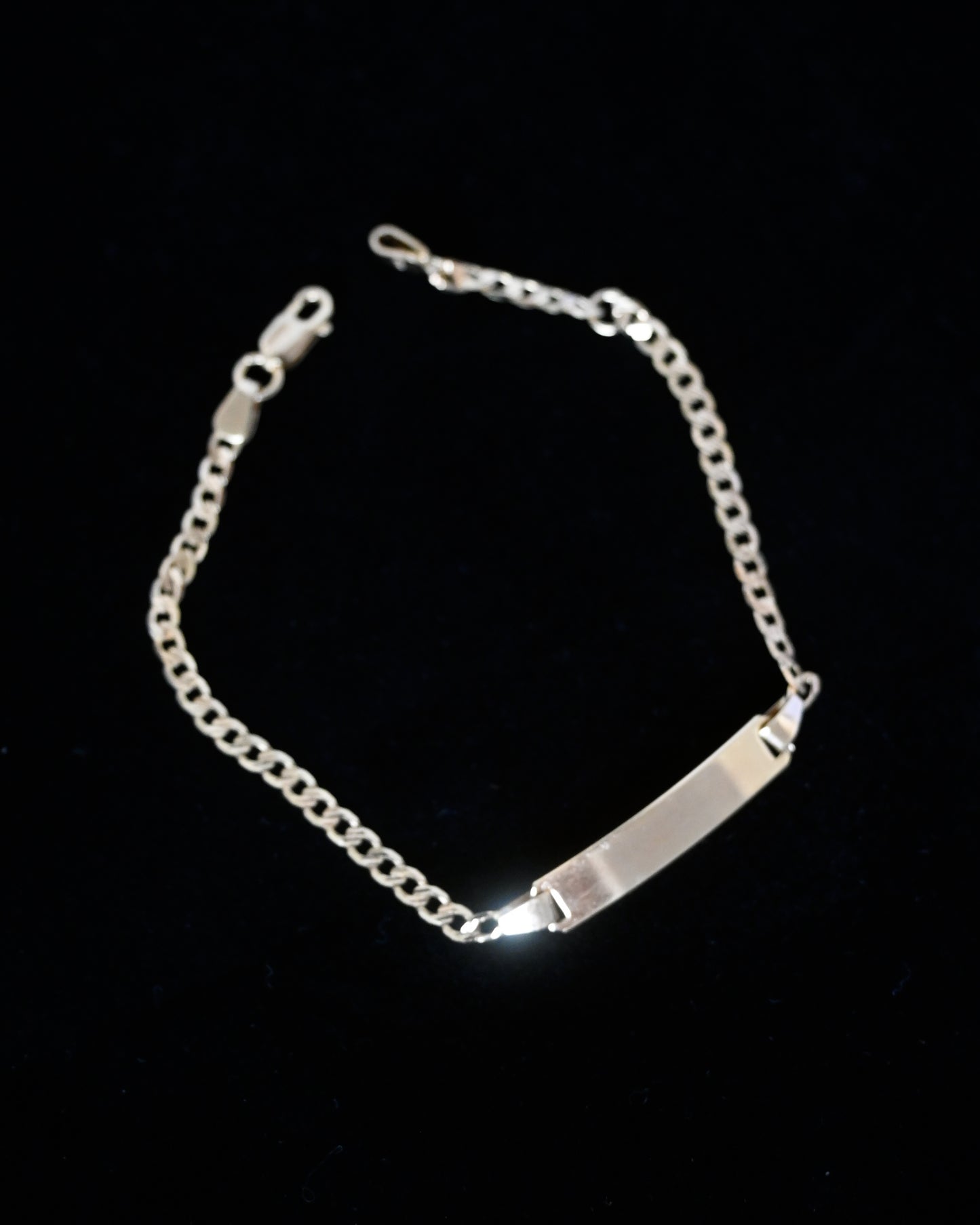 14K Gold ID Bracelet