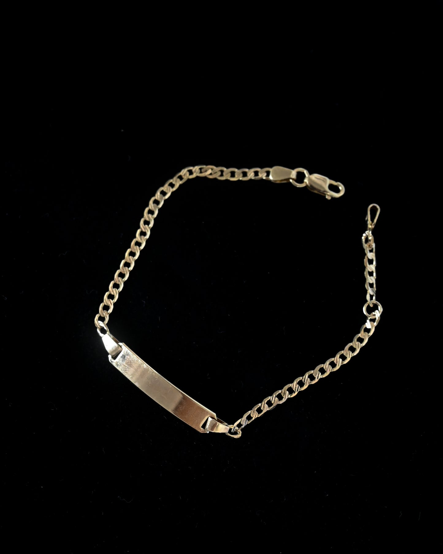 14K Gold ID Bracelet