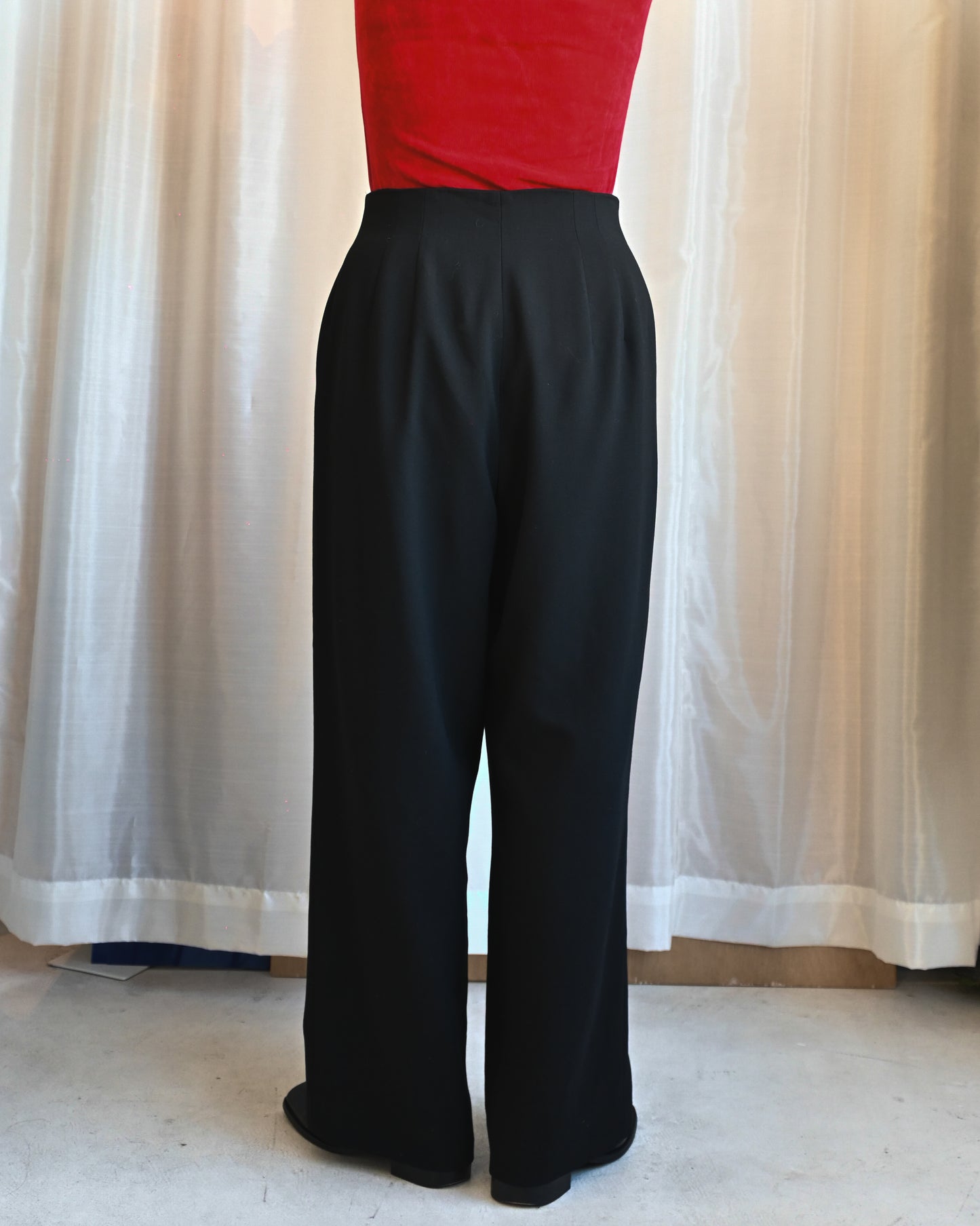 Black Wide Trousers