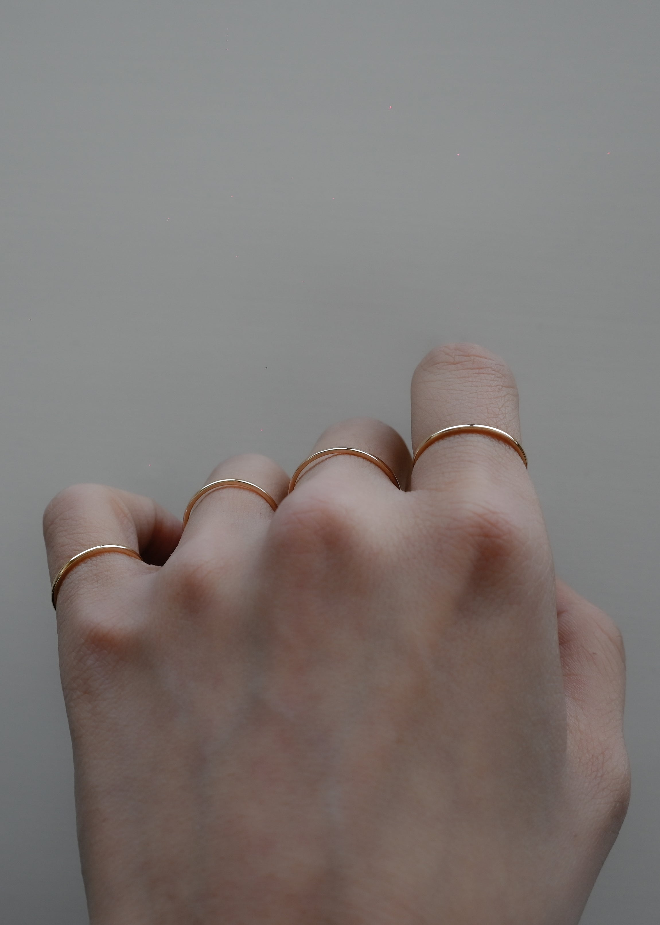 14k Gold Skinny Ring - 1mm