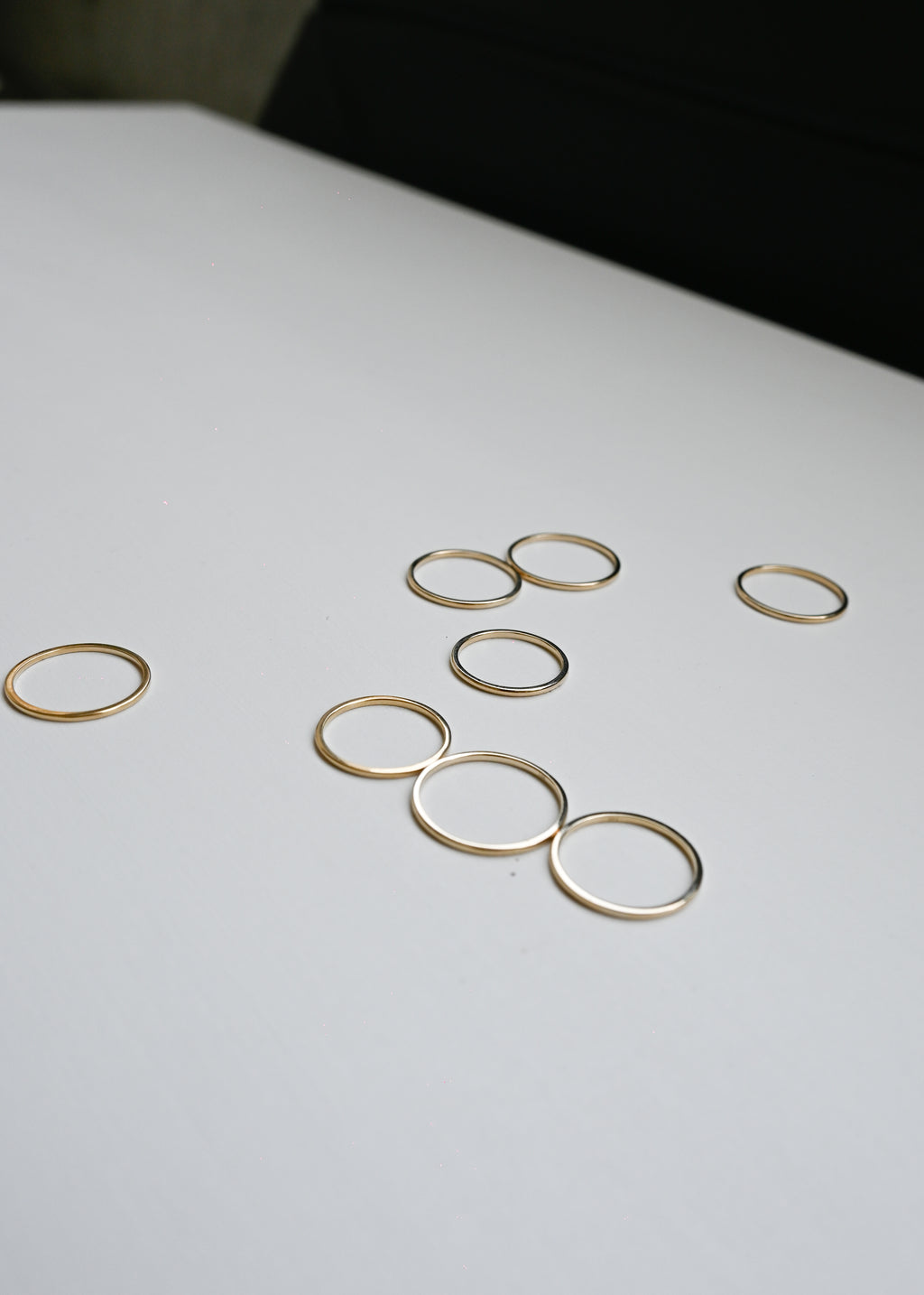 14k Gold Skinny Ring - 1mm