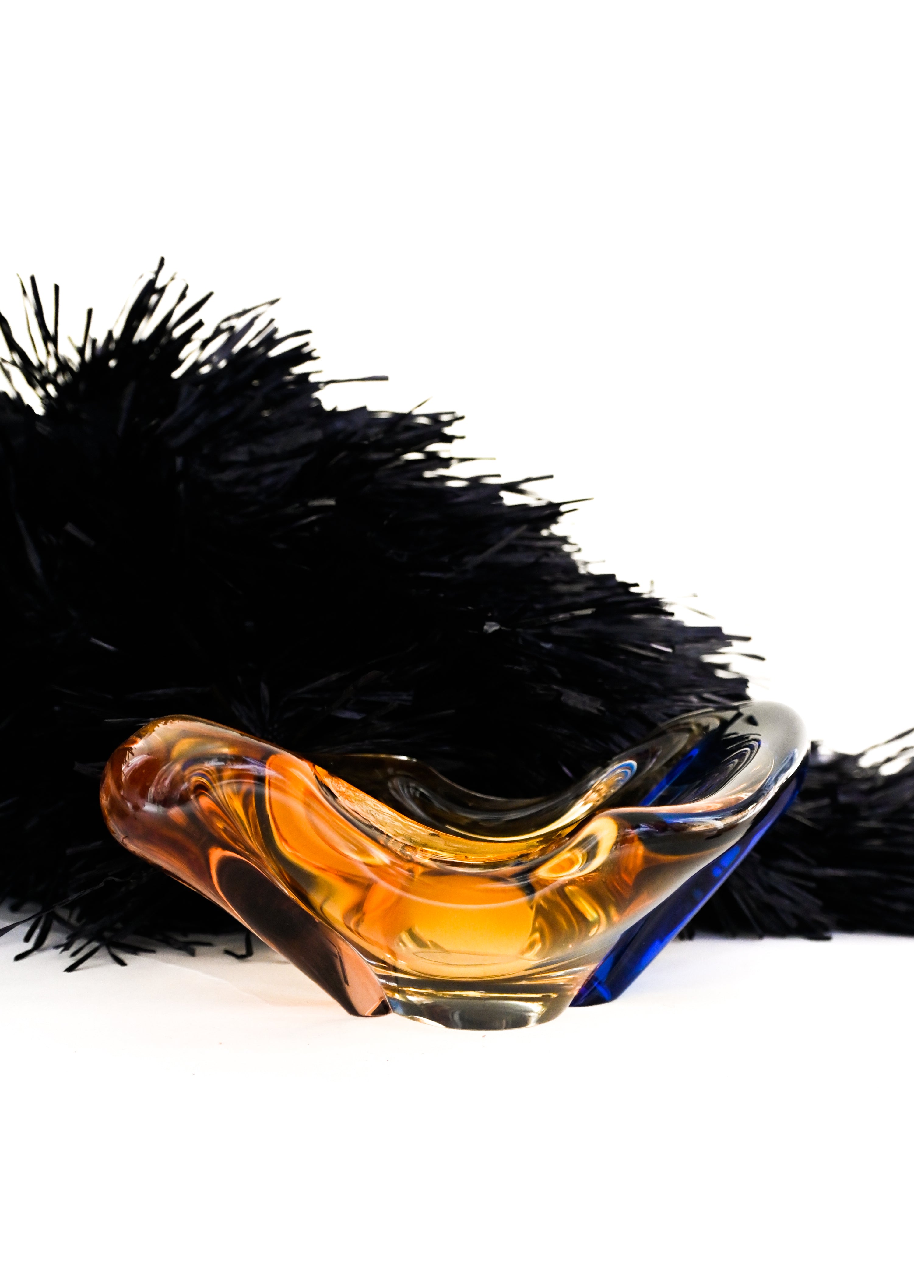 60s Desiners Glass Bowl - Czech