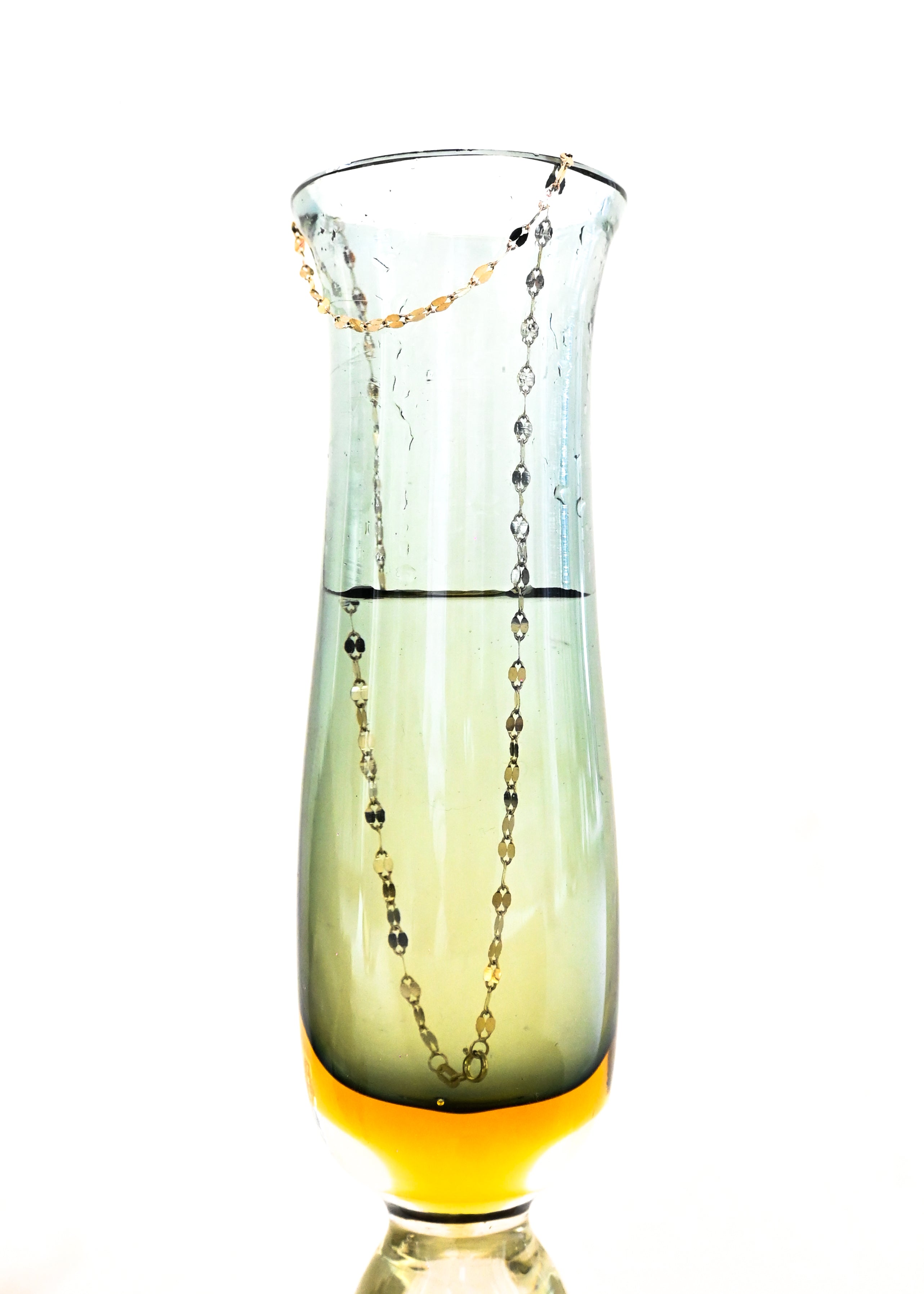 60s Smoky Glass Vase