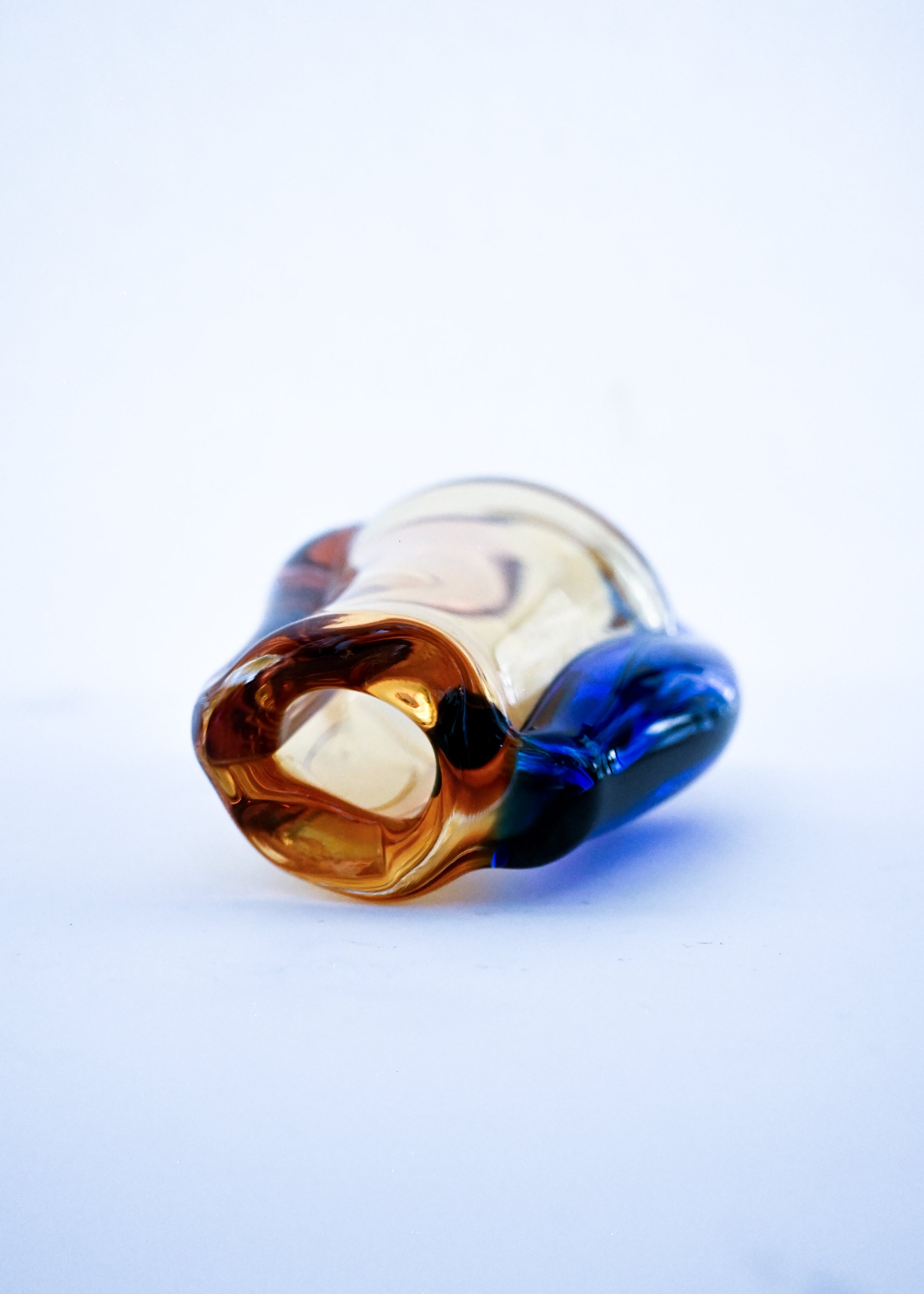 60s Desiners Glass Vase - Czech