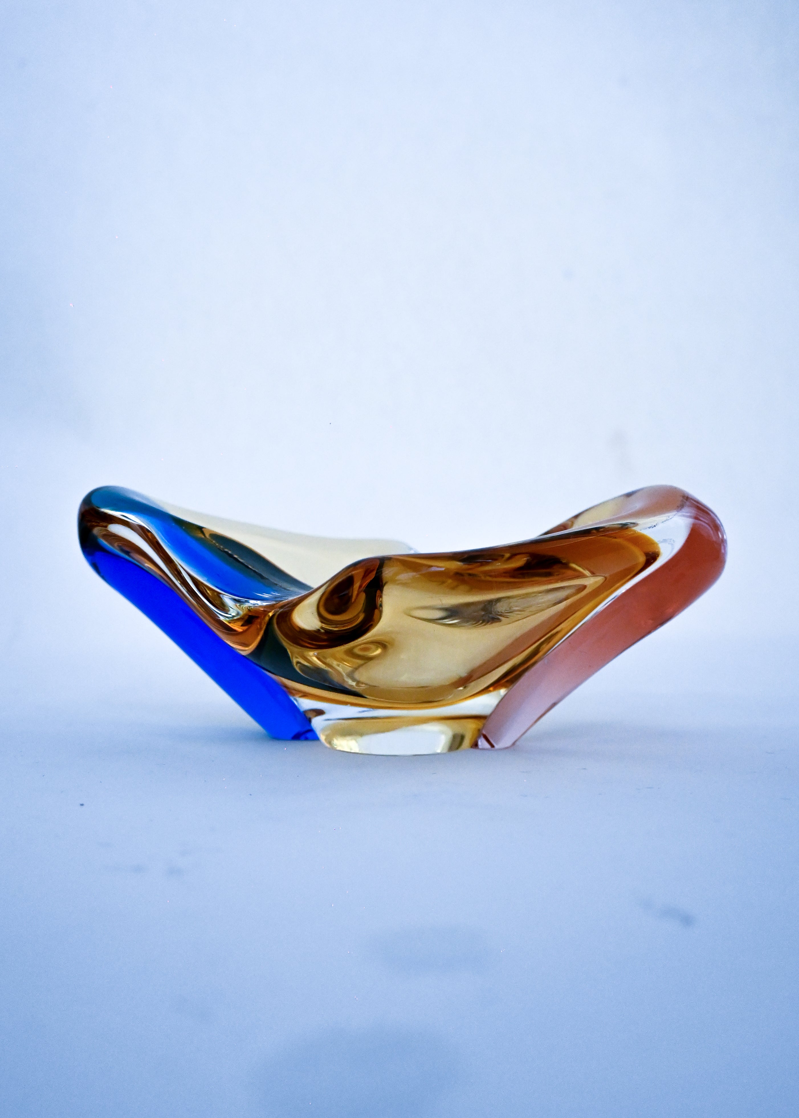 60s Desiners Glass Bowl - Czech