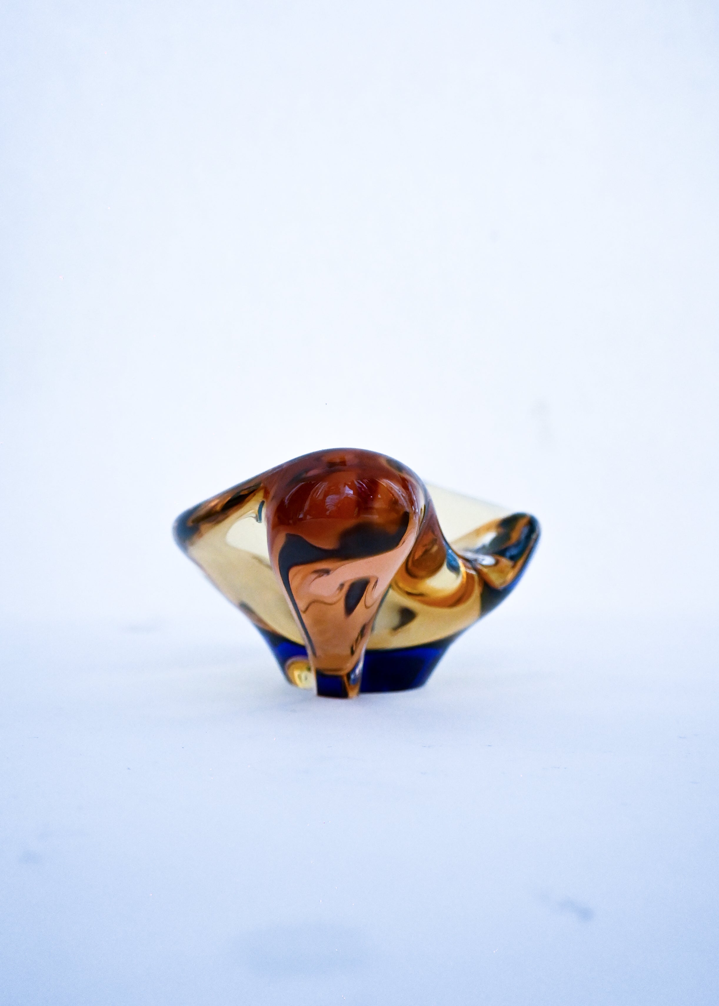 60s Desiners Glass Bowl - Czech