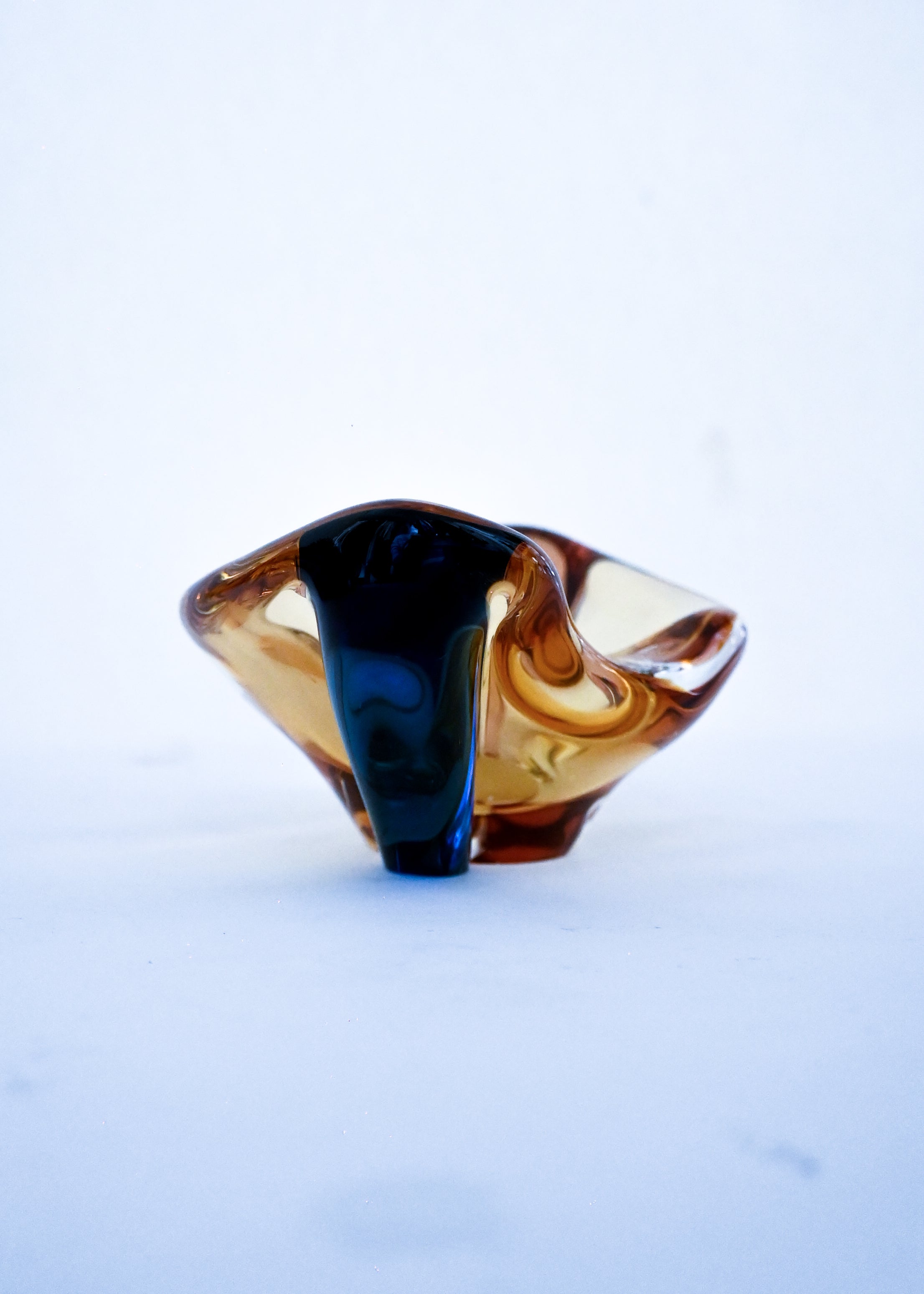 60s Desiners Glass Bowl - Czech
