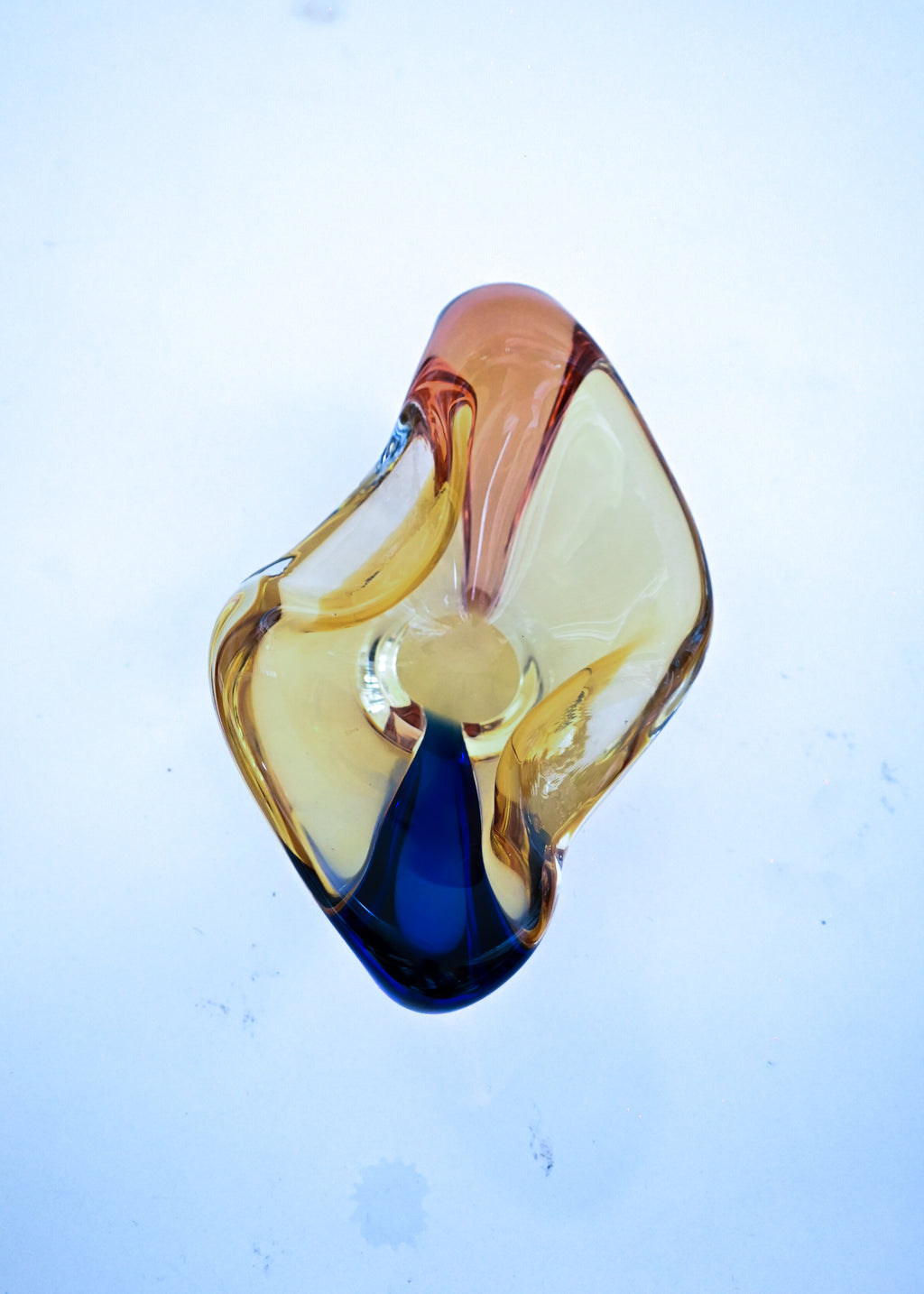 60s Desiners Glass Bowl - Czech