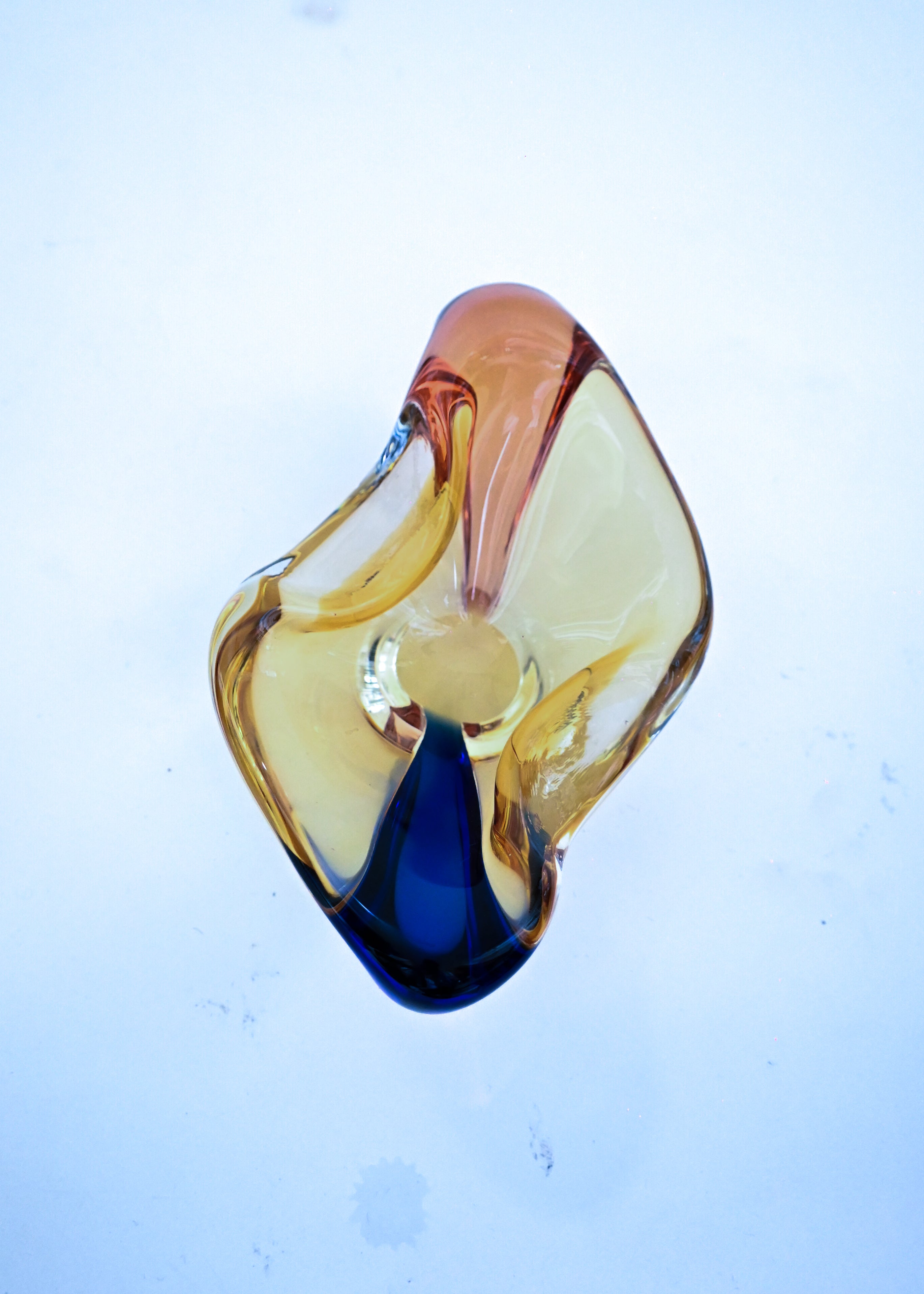 60s Desiners Glass Bowl - Czech