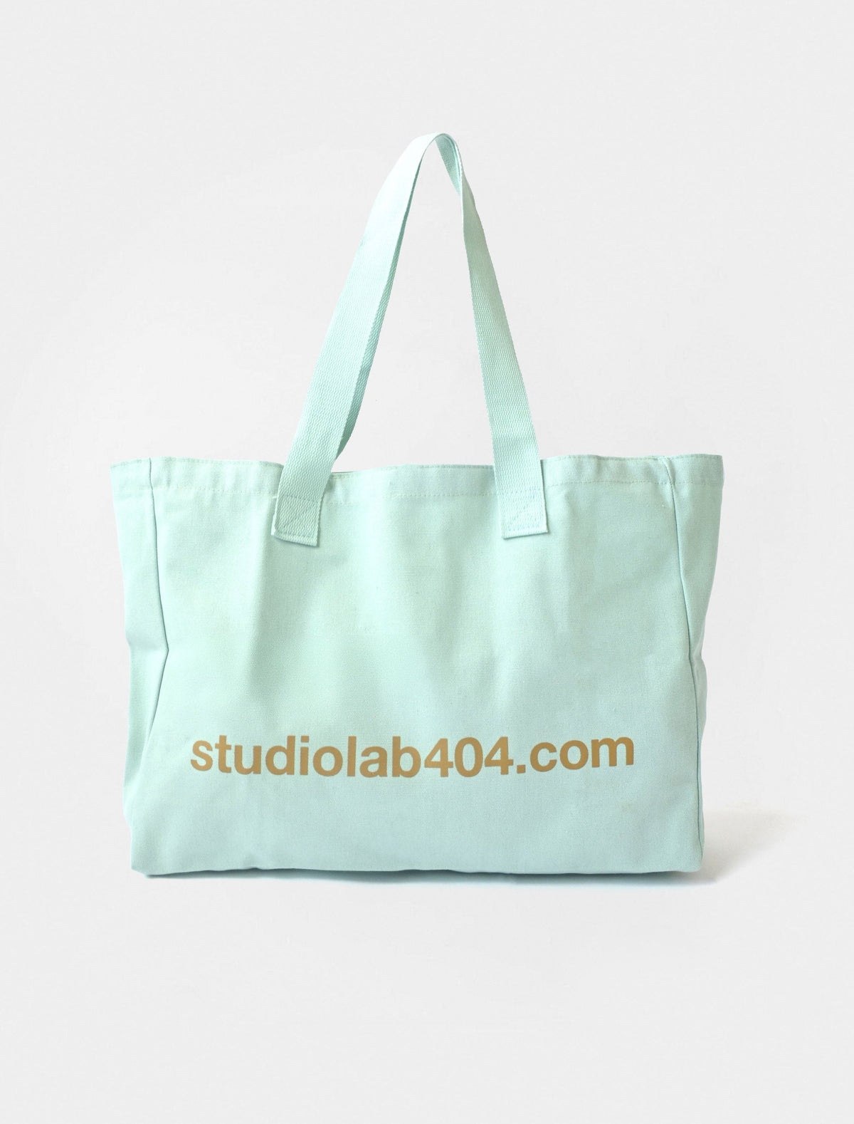 studiolab404.com オリジナル] 404 Canvas Tote Bag -Mint