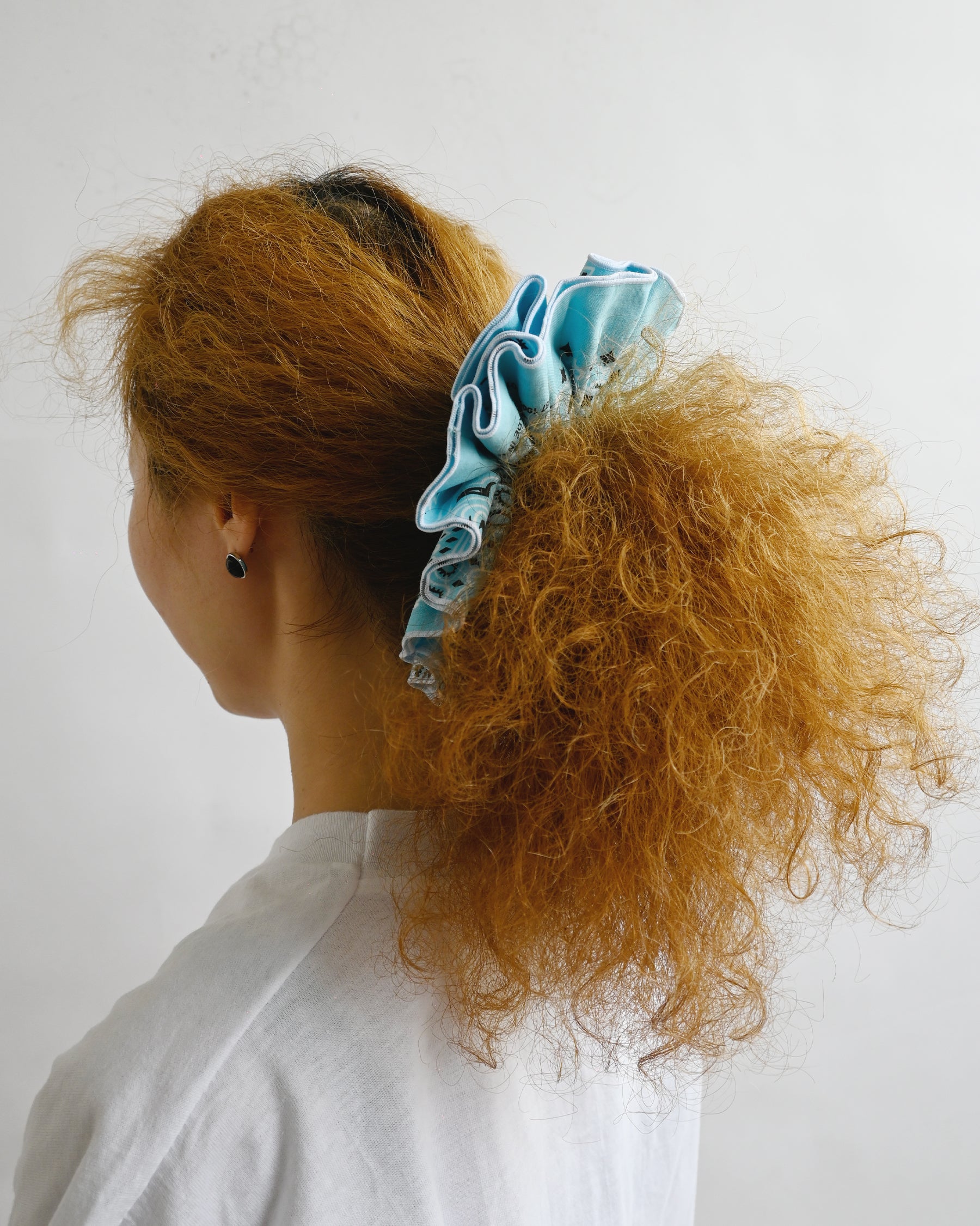 [IKUHO x 404] Hand Made Chouchou - Sky Blue