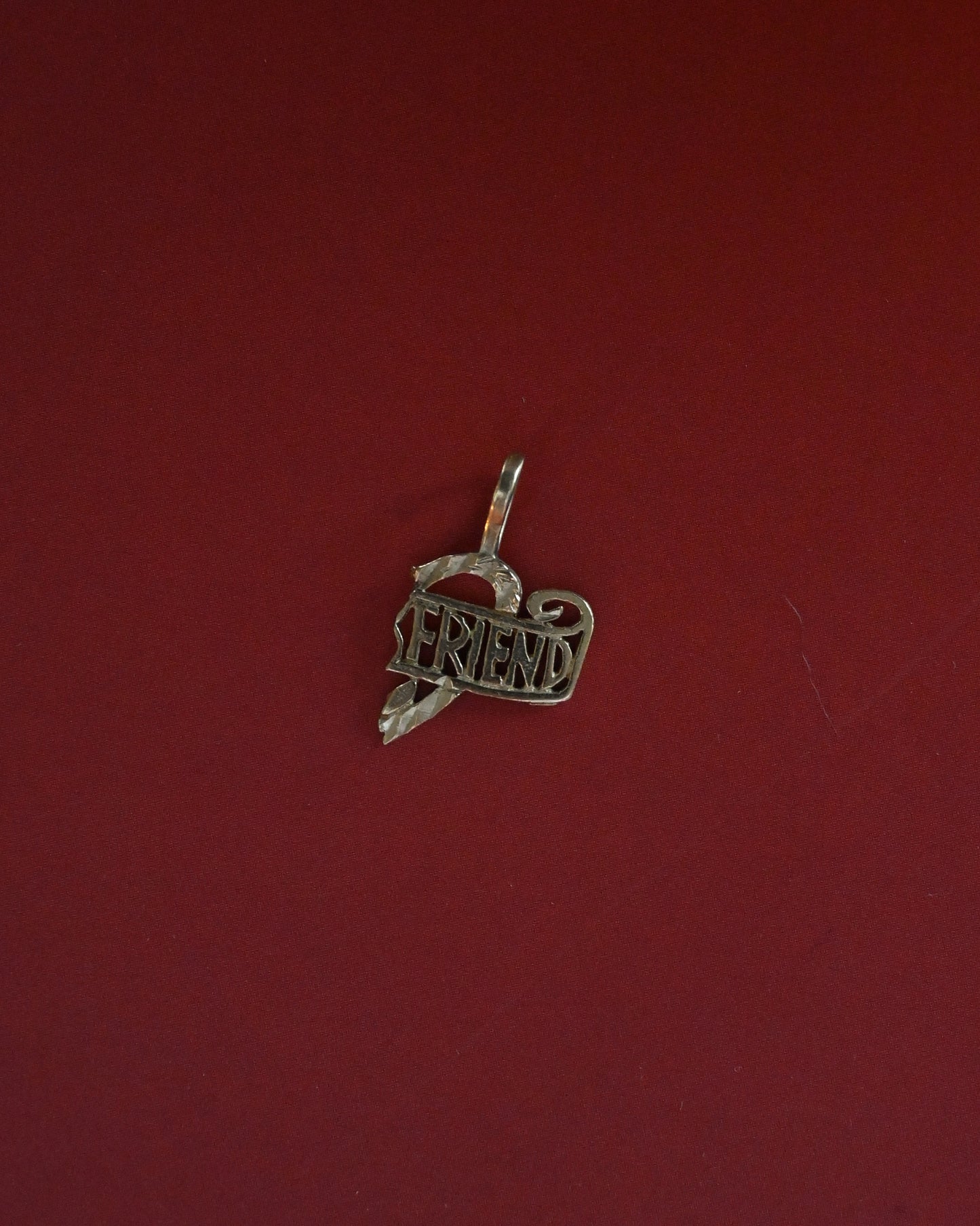 14K Gold Charm - Friend