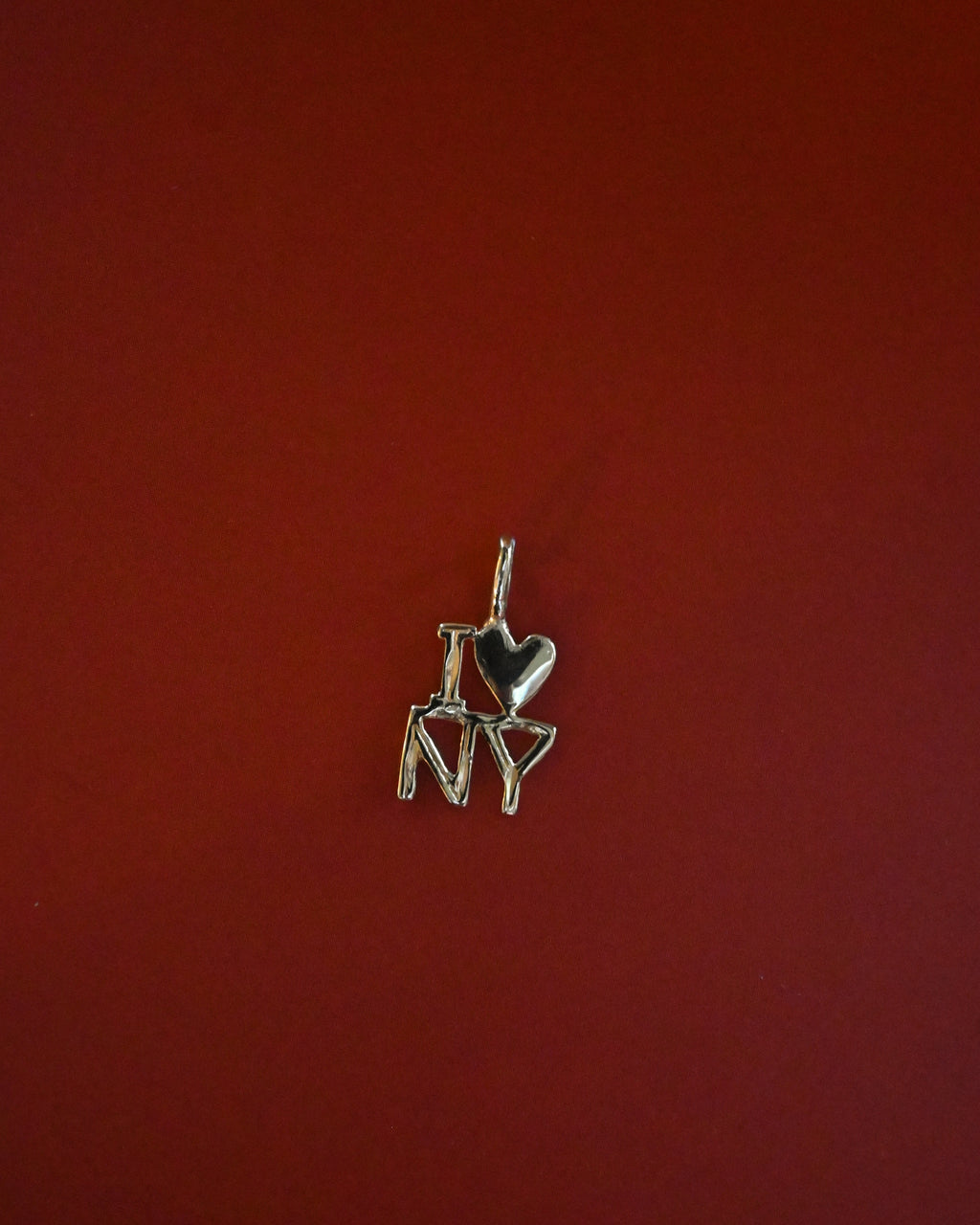 14K Gold Charm - "I ♡ NY"