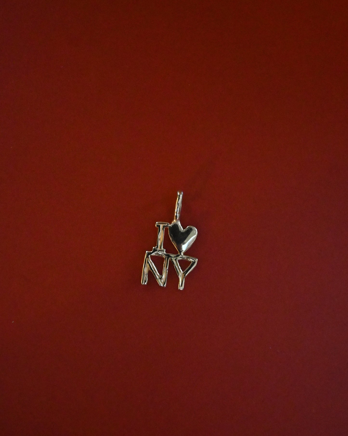 14K Gold Charm - "I ♡ NY"