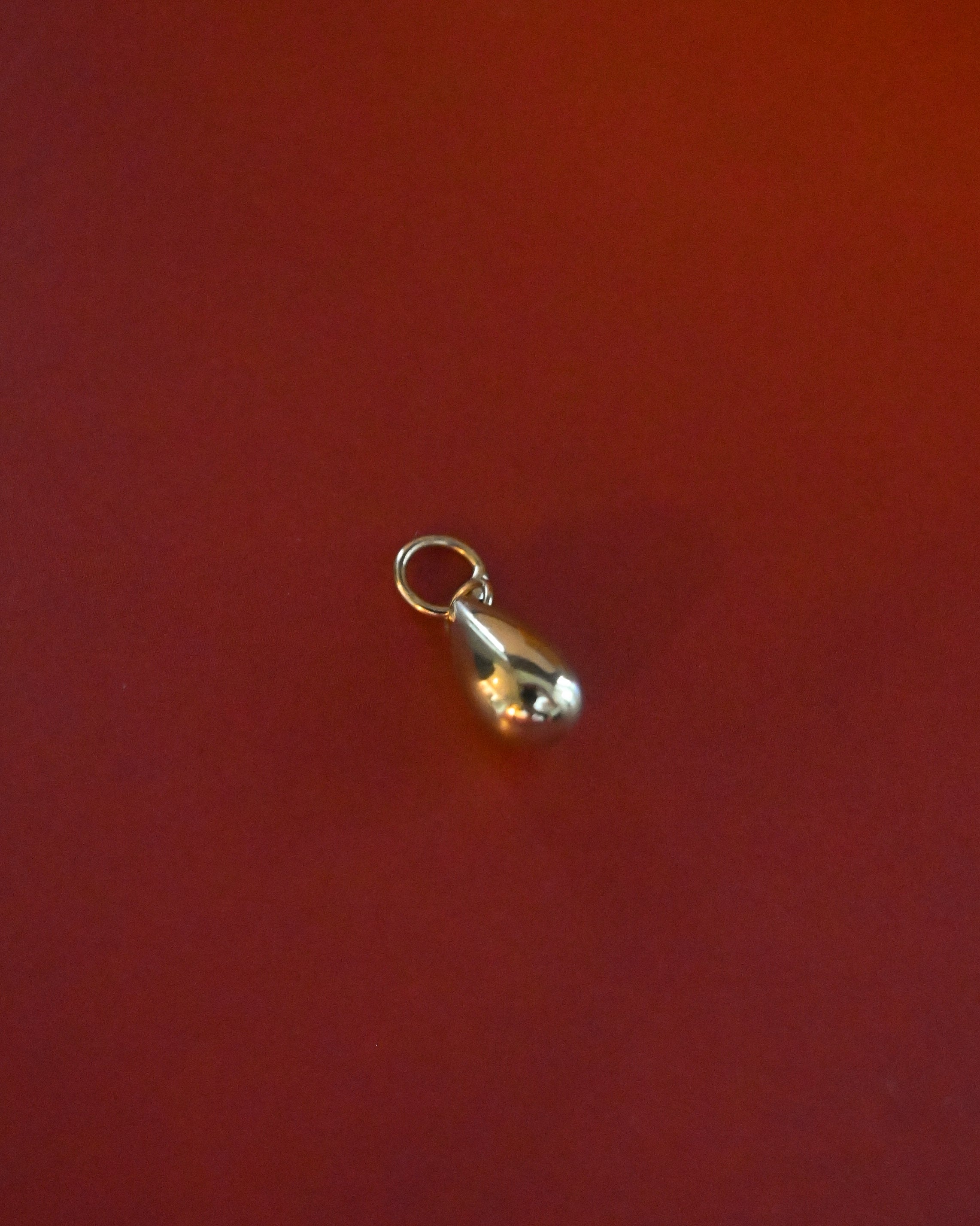 14K Gold Charm - Teardrop