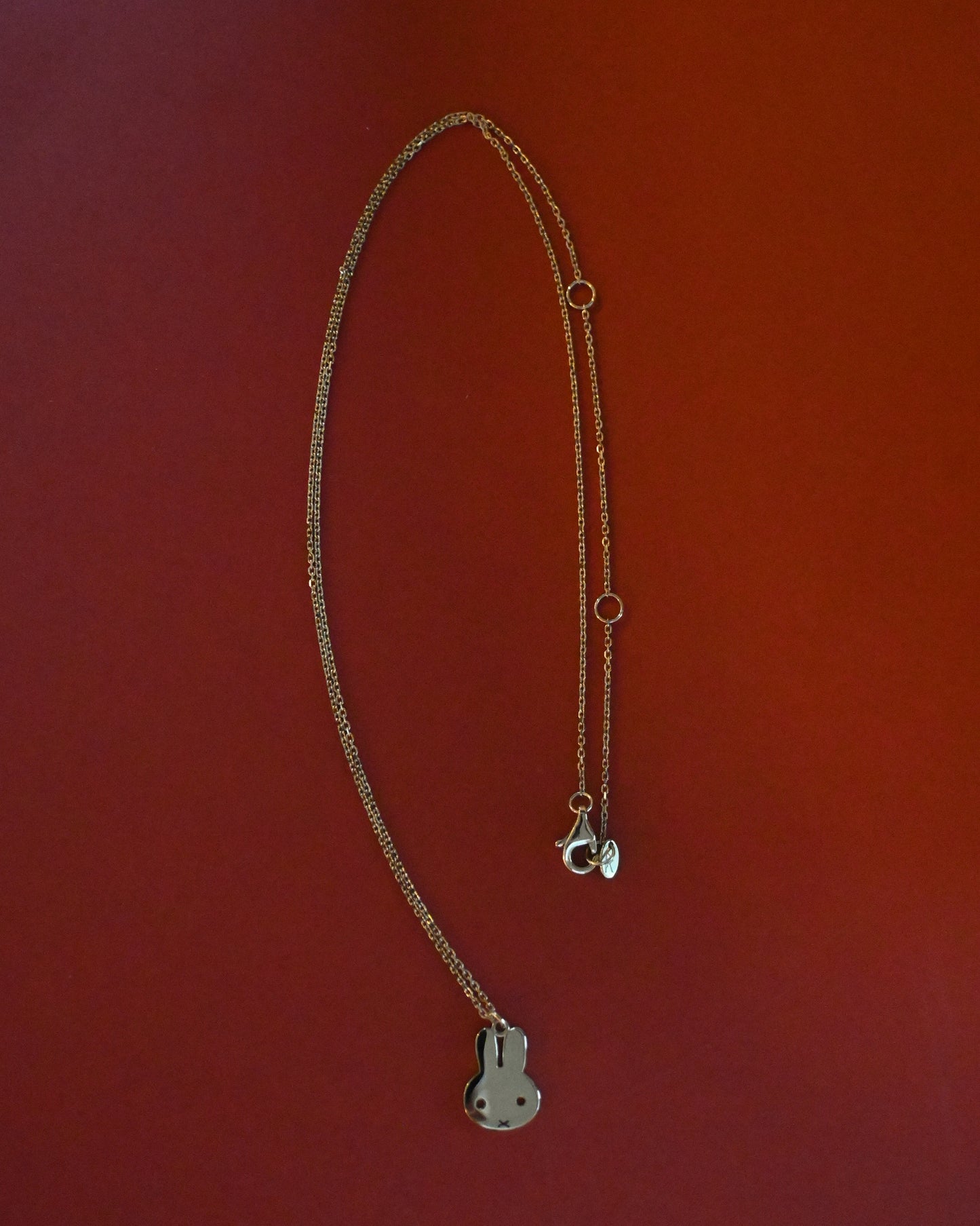 14K Rabbit Charm Necklace