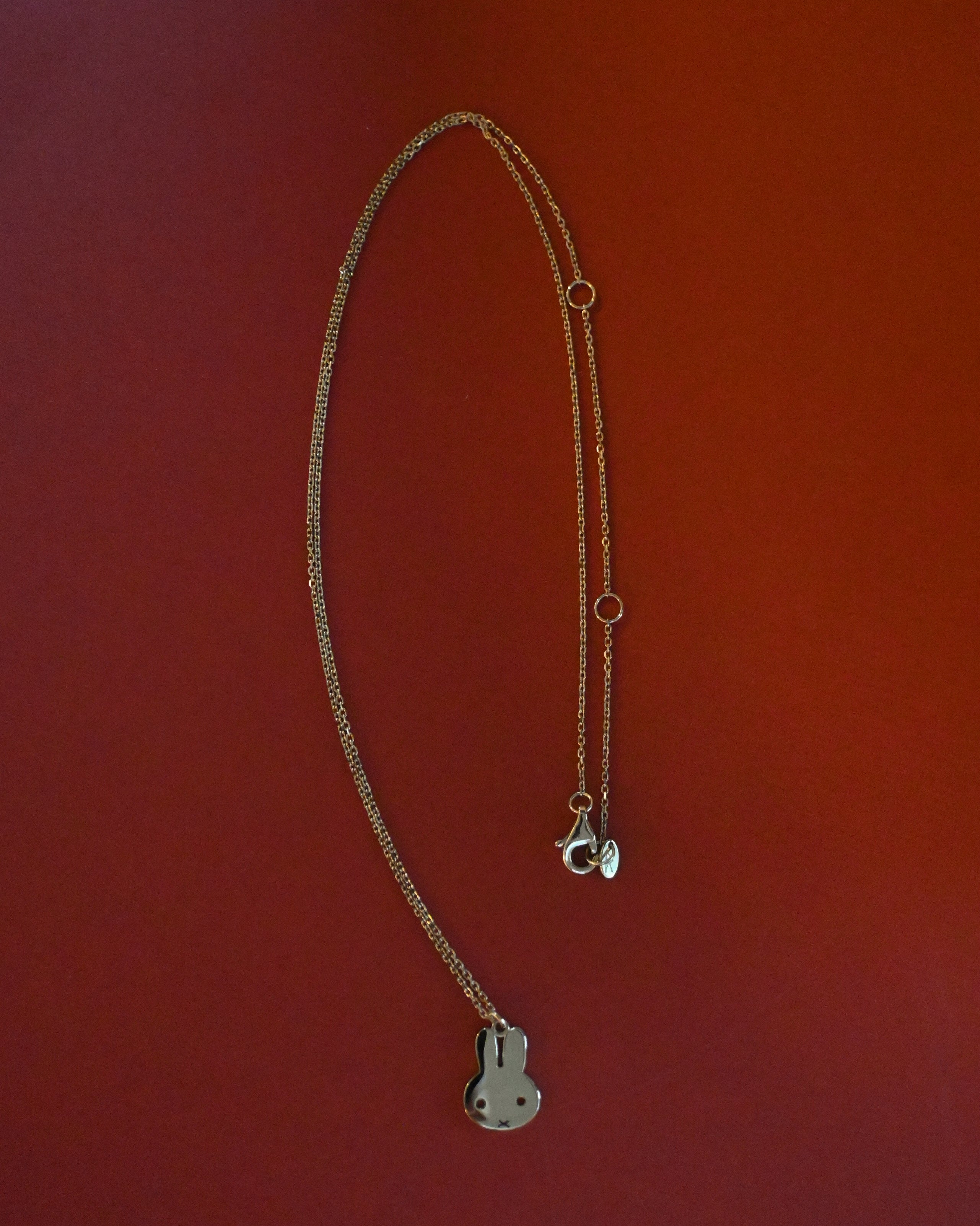 14K Rabbit Charm Necklace