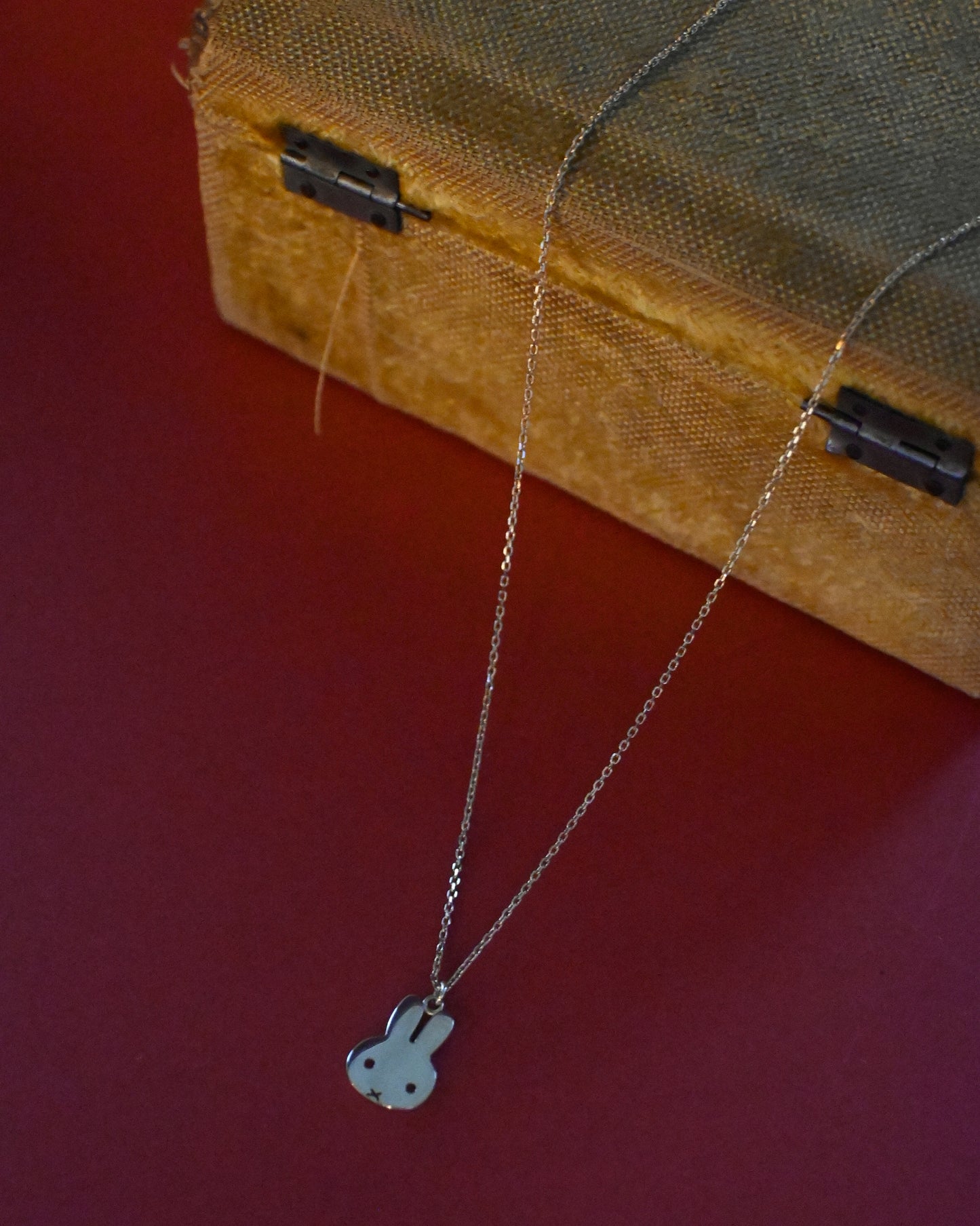 14K Rabbit Charm Necklace