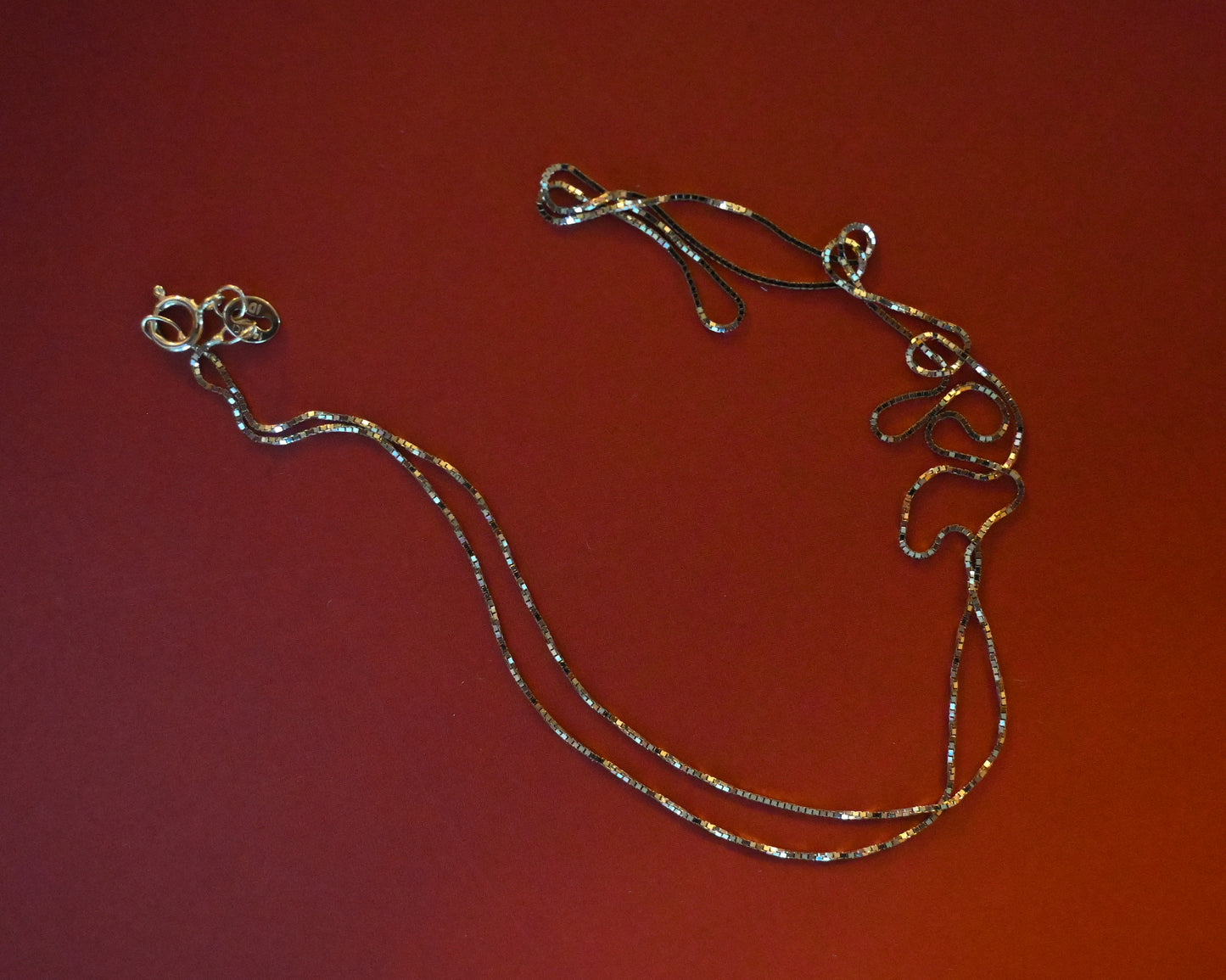 14K Box Chain Necklace