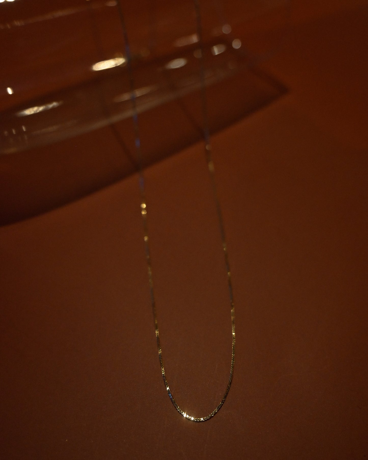 14K Box Chain Necklace