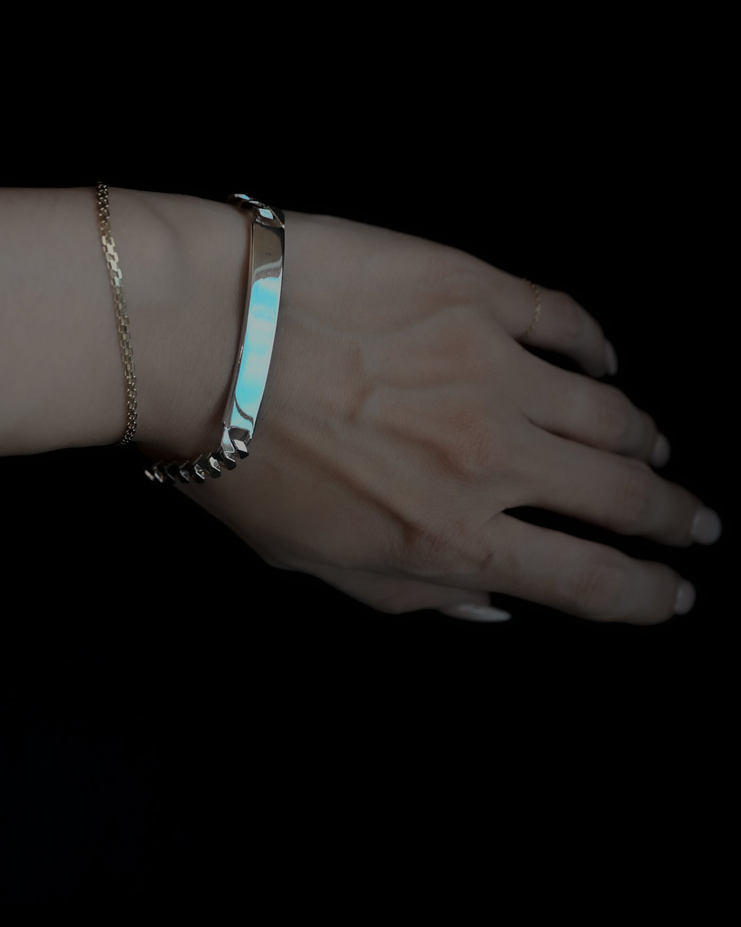 Silver ID Bracelet