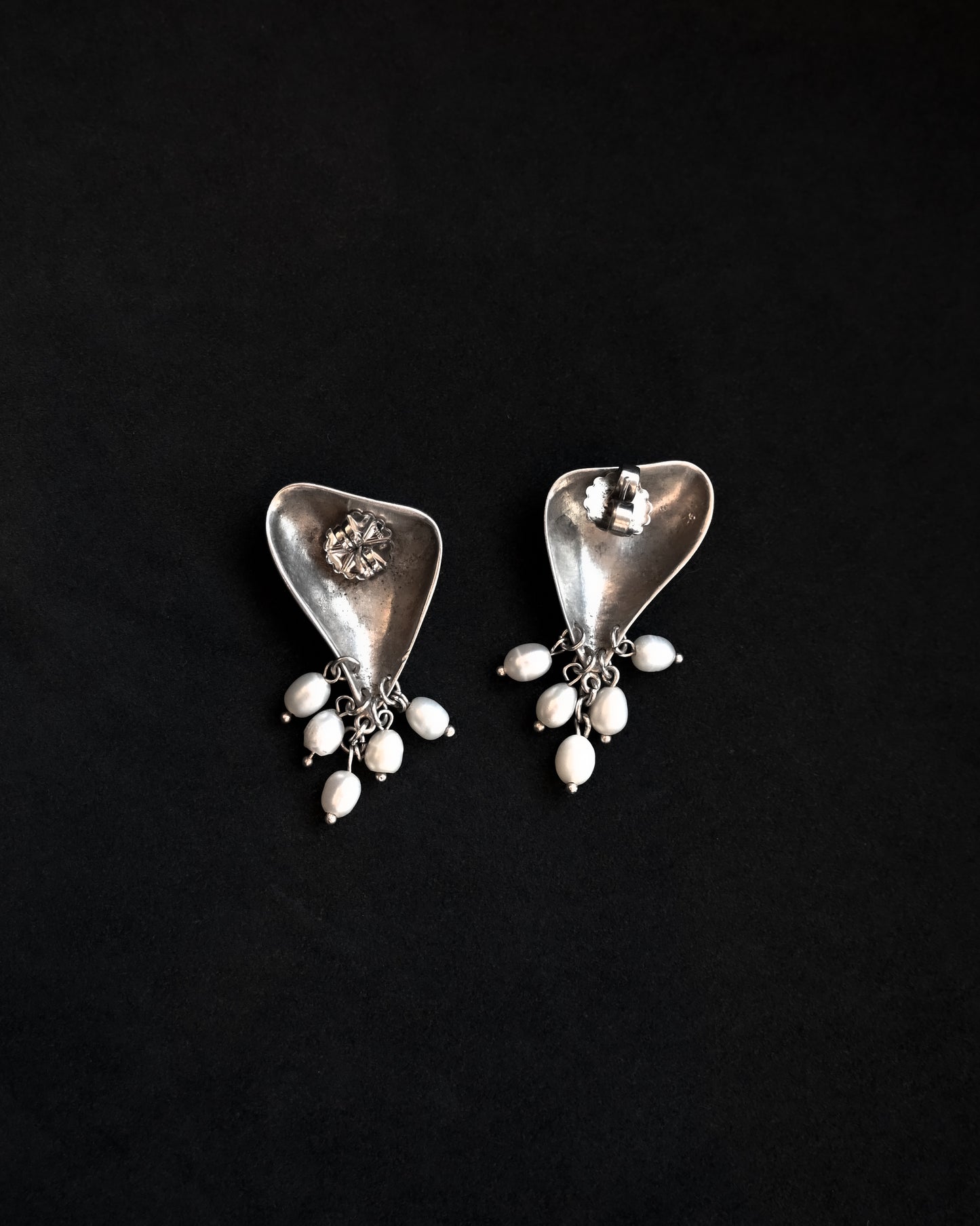 Silver x Pearls Earrings