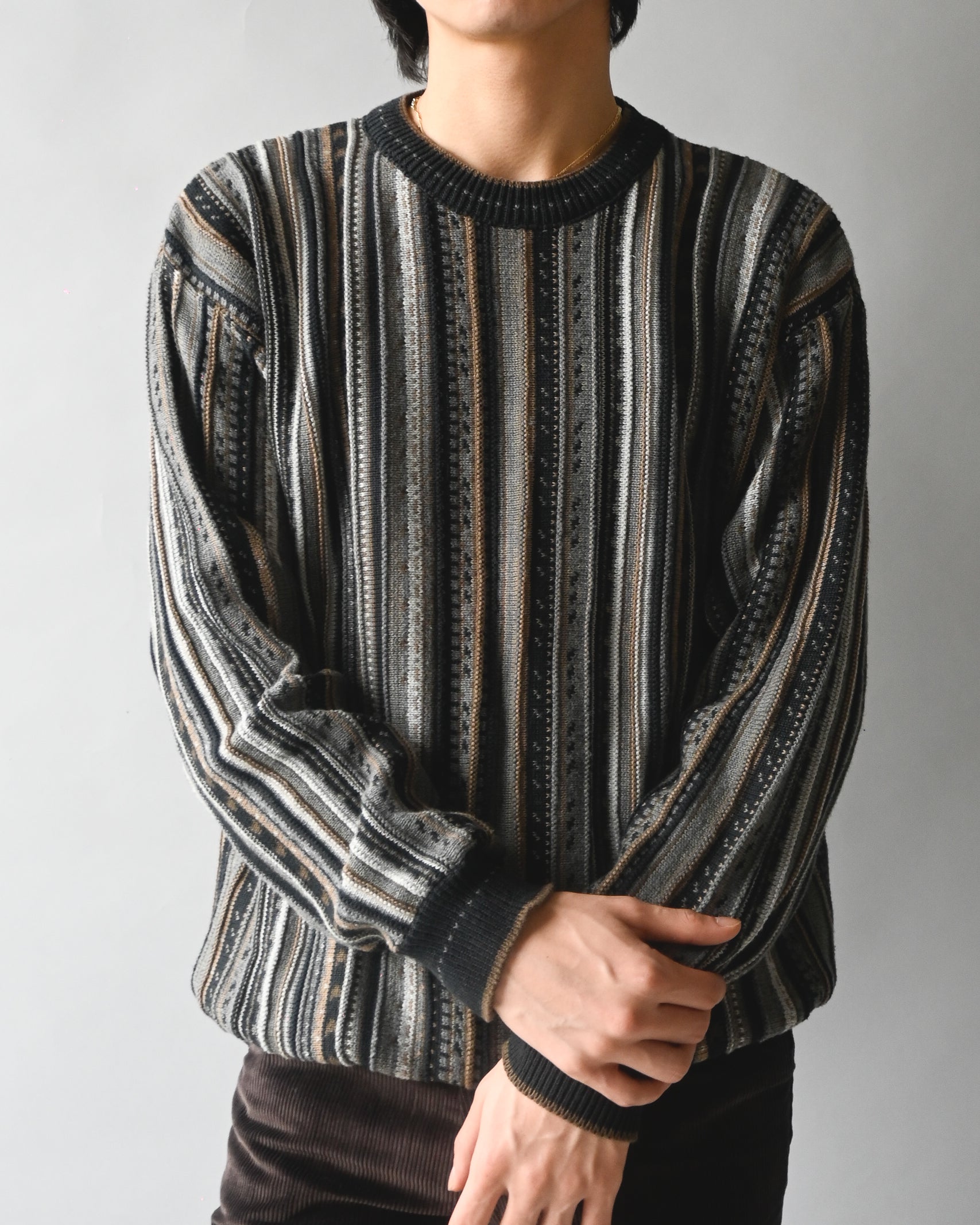 1980's 3D Knit Sweater