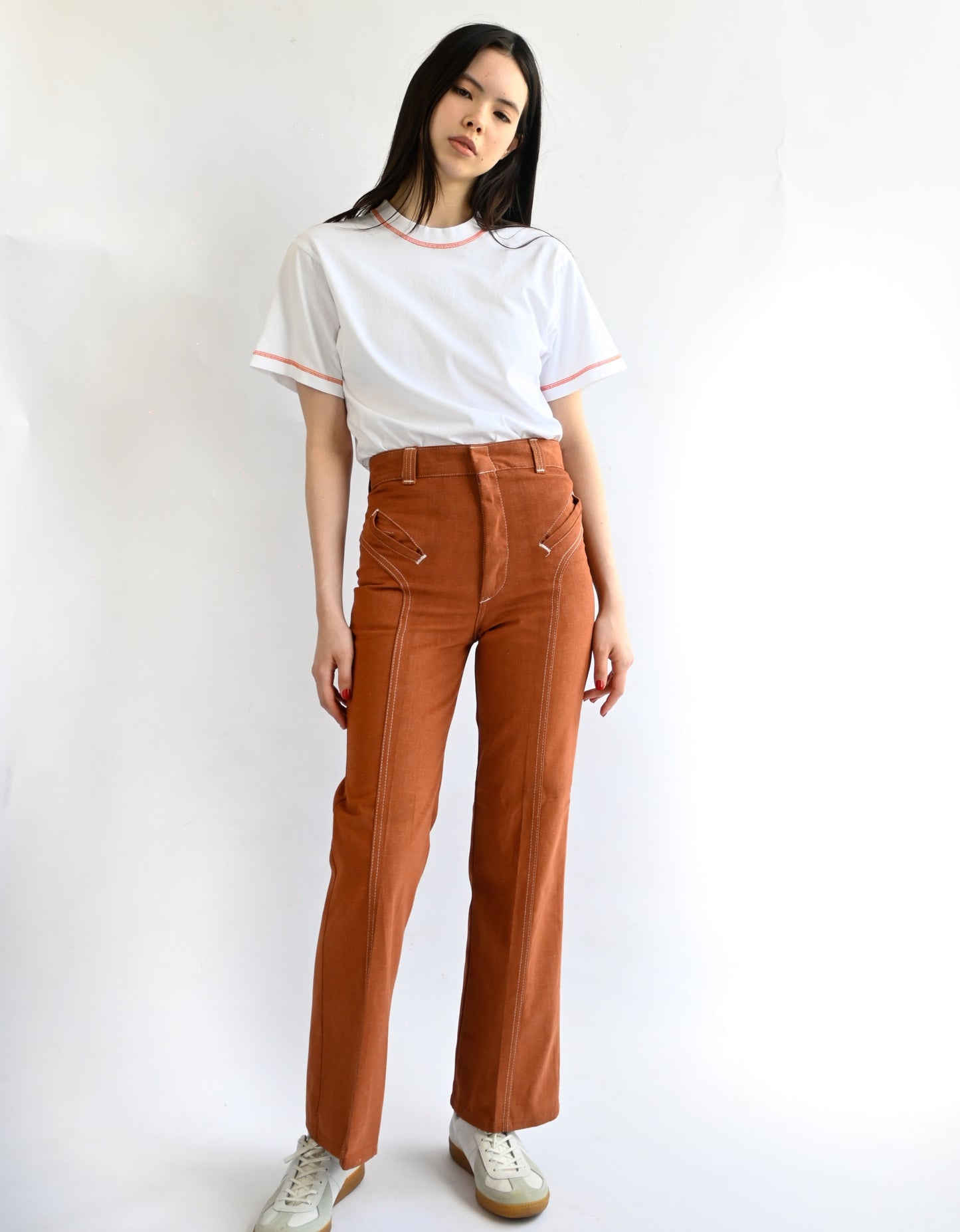 70s flares - Orange