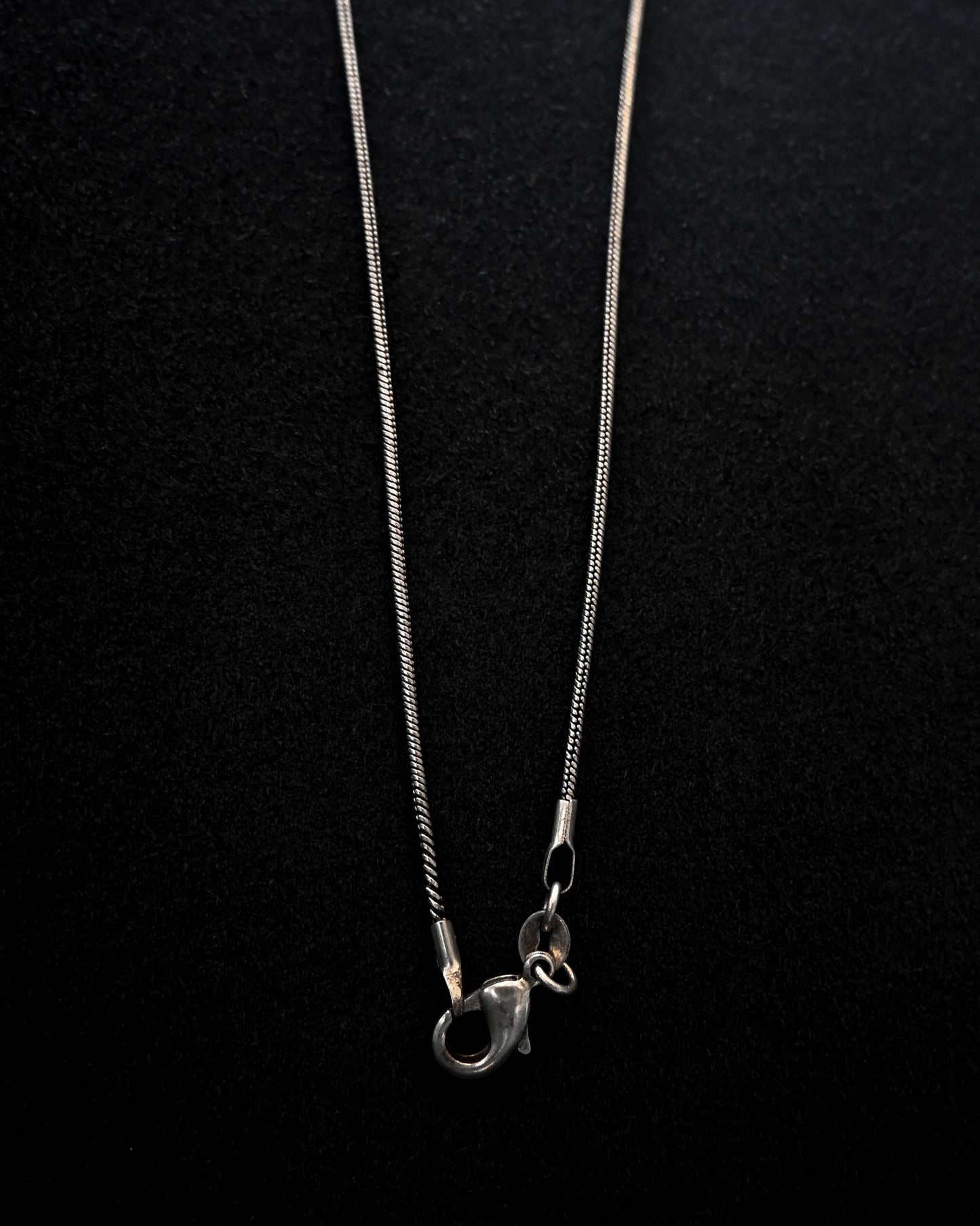 Silver Snake Chain Necklace (N31-1)