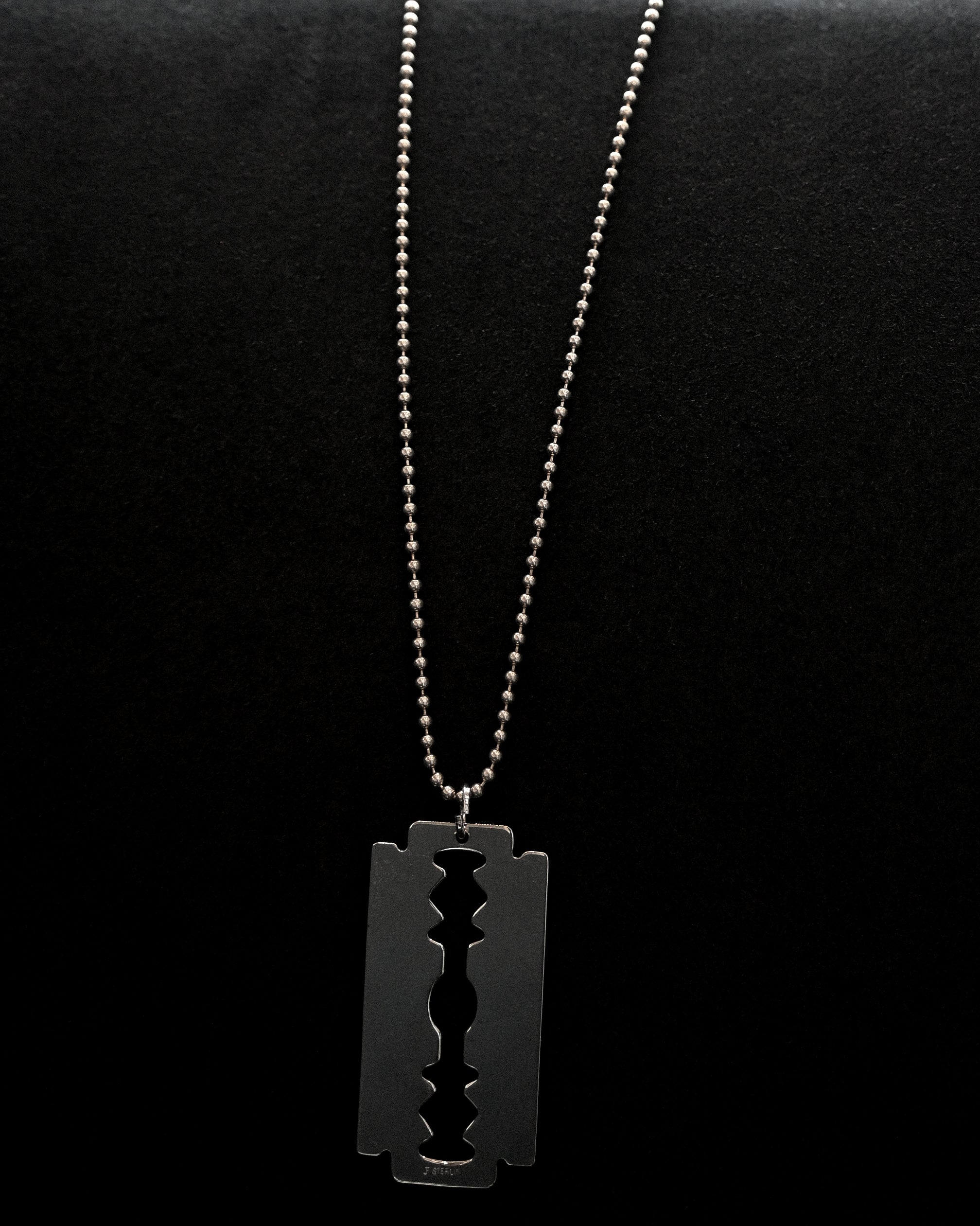 Silver Razor Charm
