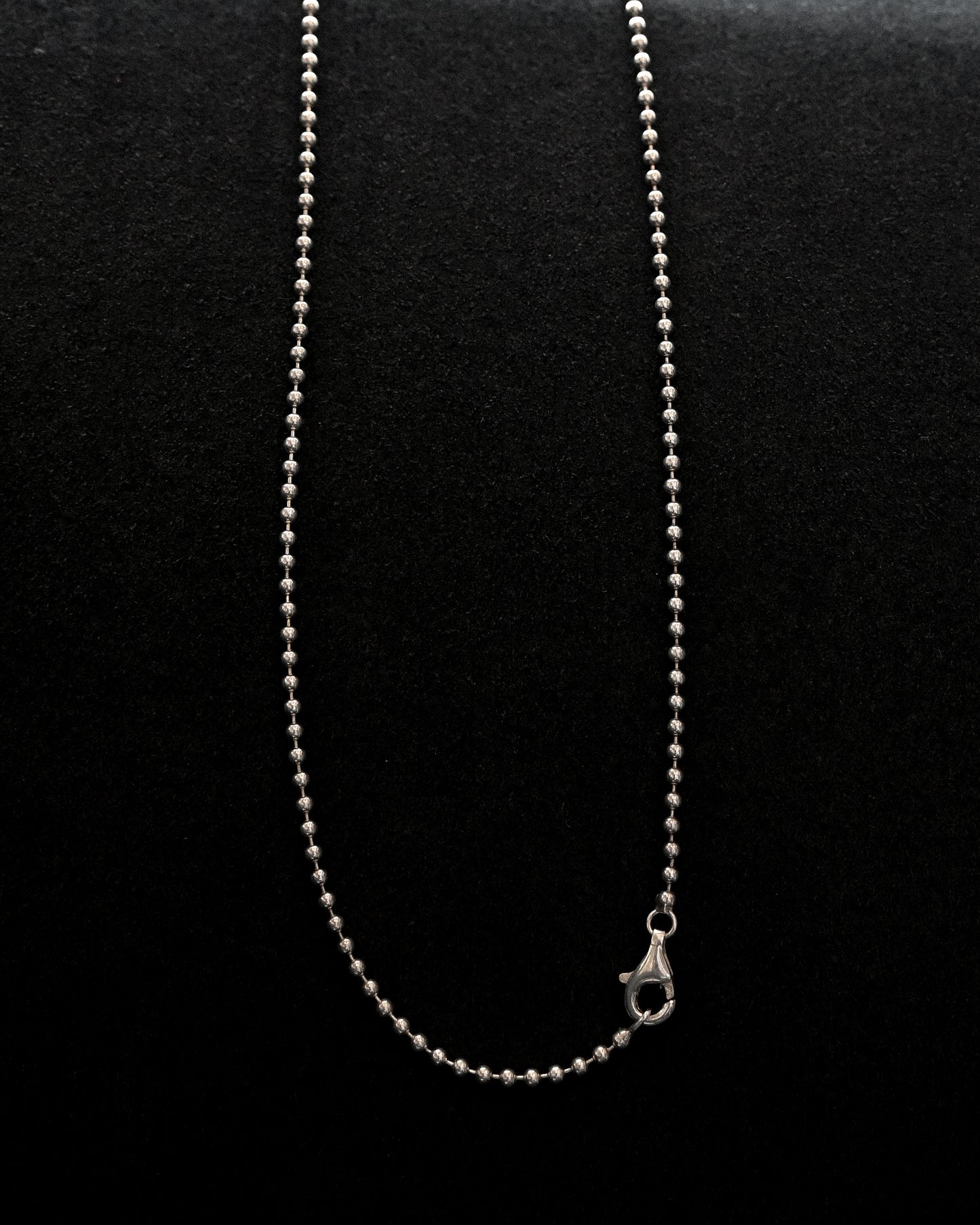 Silver Ball Chain Necklace (N31-4)