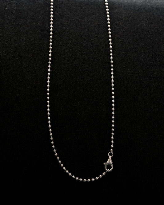 Silver Ball Chain Necklace (N31-4)